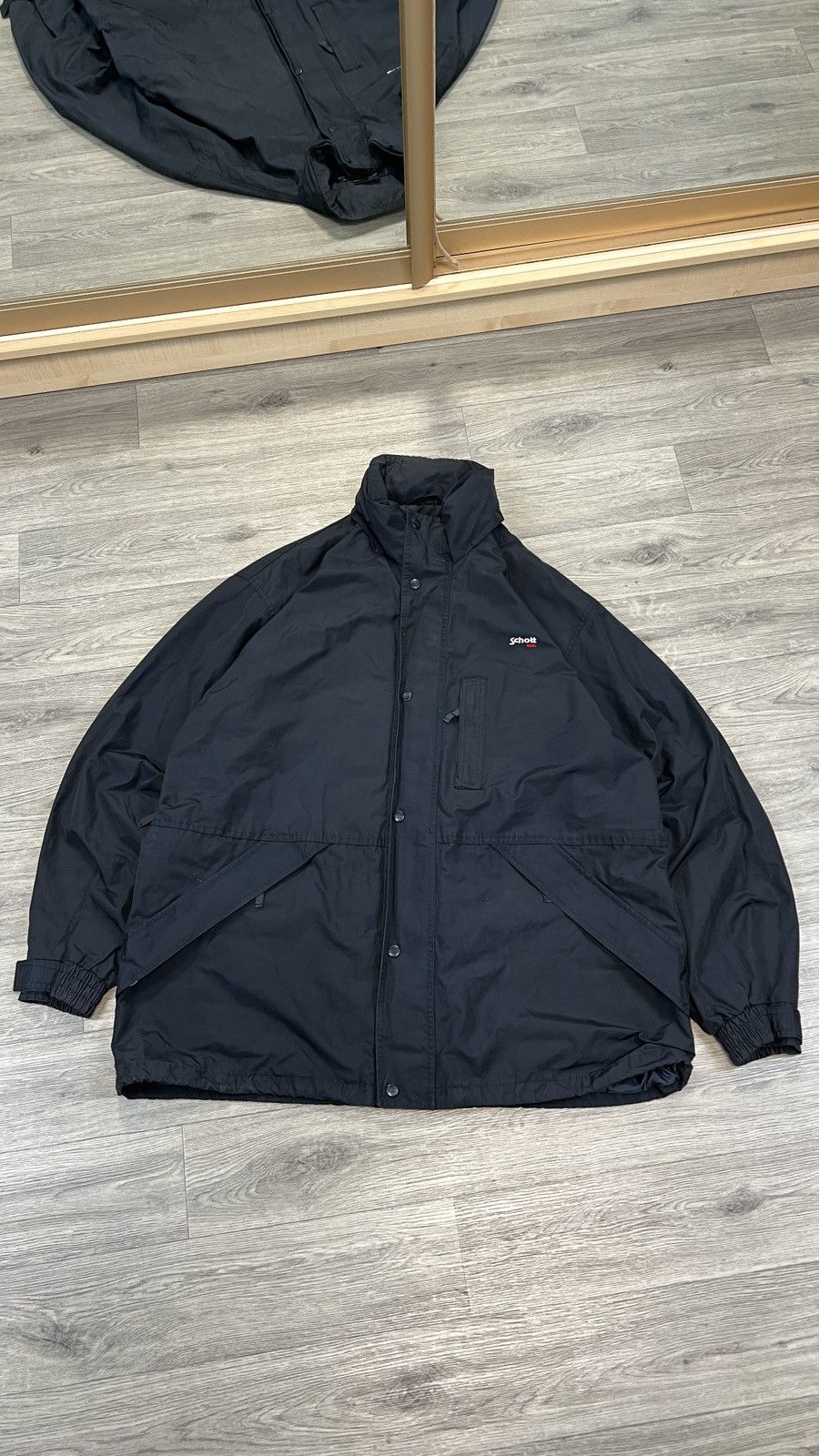 Schott Vintage Schott NYC Blue Lightweight Full Zip Jacket Size XXL Size US XXL / EU 58 / 5 - 1 Thumbnail