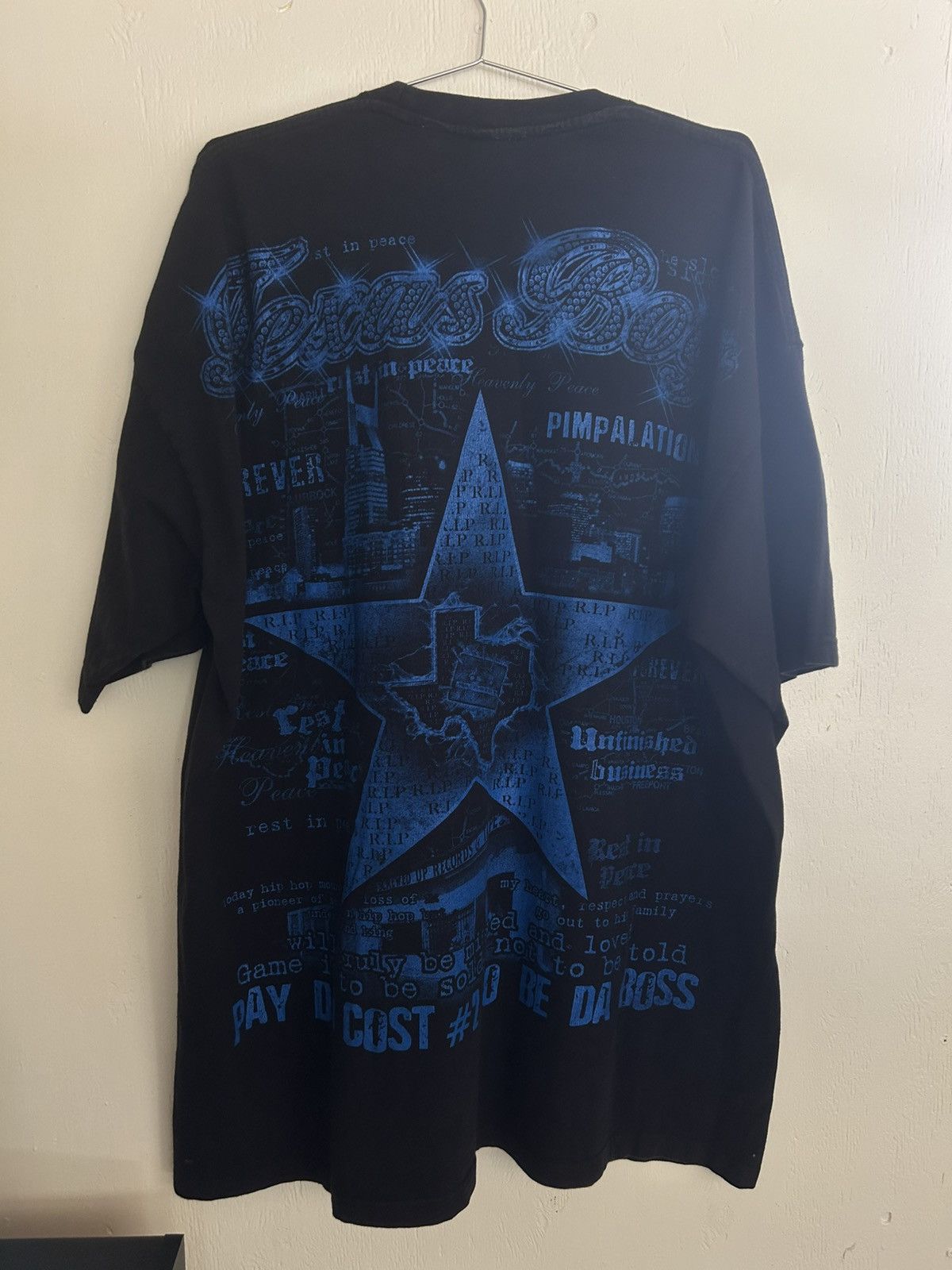 Vintage Vintage Texas Legend DJ Screw Fat Pat Pimp C Big Moe H.A.W.K Size US XXL / EU 58 / 5 - 15 Thumbnail