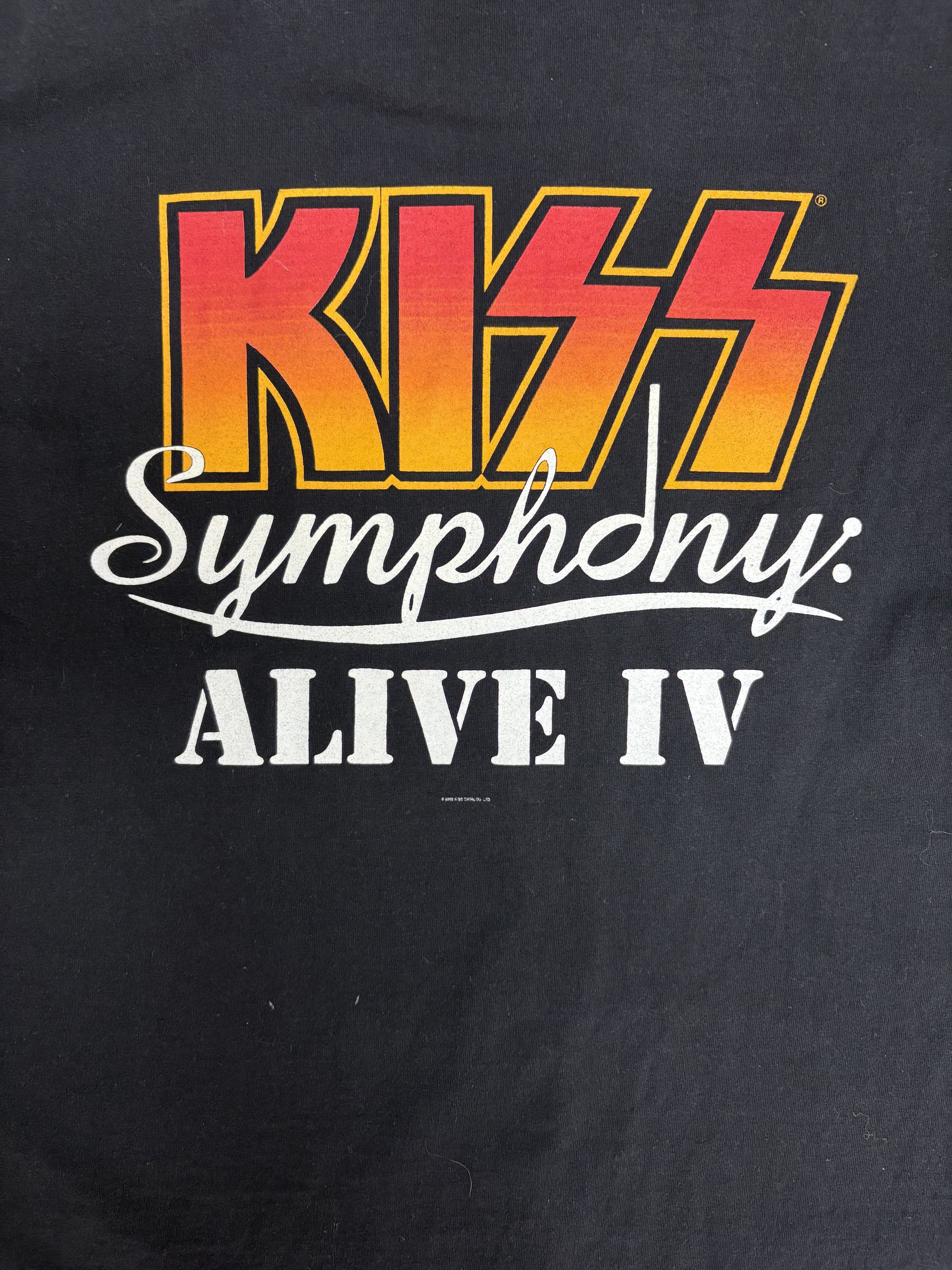 Vintage Kiss Symphony: Alive IV Vintage Black T-Shirt Tee Size US L / EU 52-54 / 3 - 5 Thumbnail