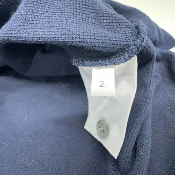Thom Browne Thom Browne Navy Stripe Cotton Crew Neck T-Shirt -2507 Size US S / EU 44-46 / 1 - 1 Thumbnail