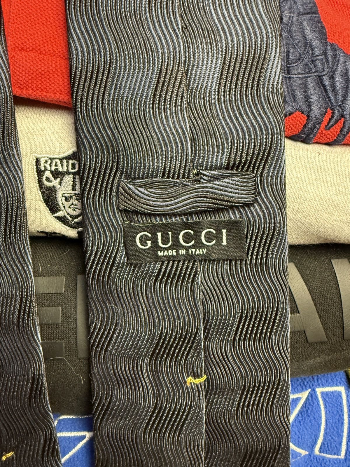 Gucci Vintage Gucci silk tie Size ONE SIZE - 7 Thumbnail