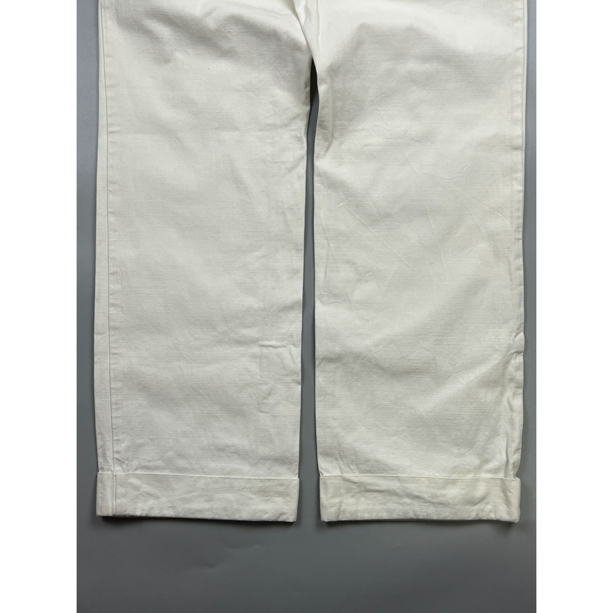 Dolce & Gabbana Dolce & Gabbana Big Logo White Denim Jeans Pants (Y0974) Size US 36 / EU 52 - 16 Thumbnail