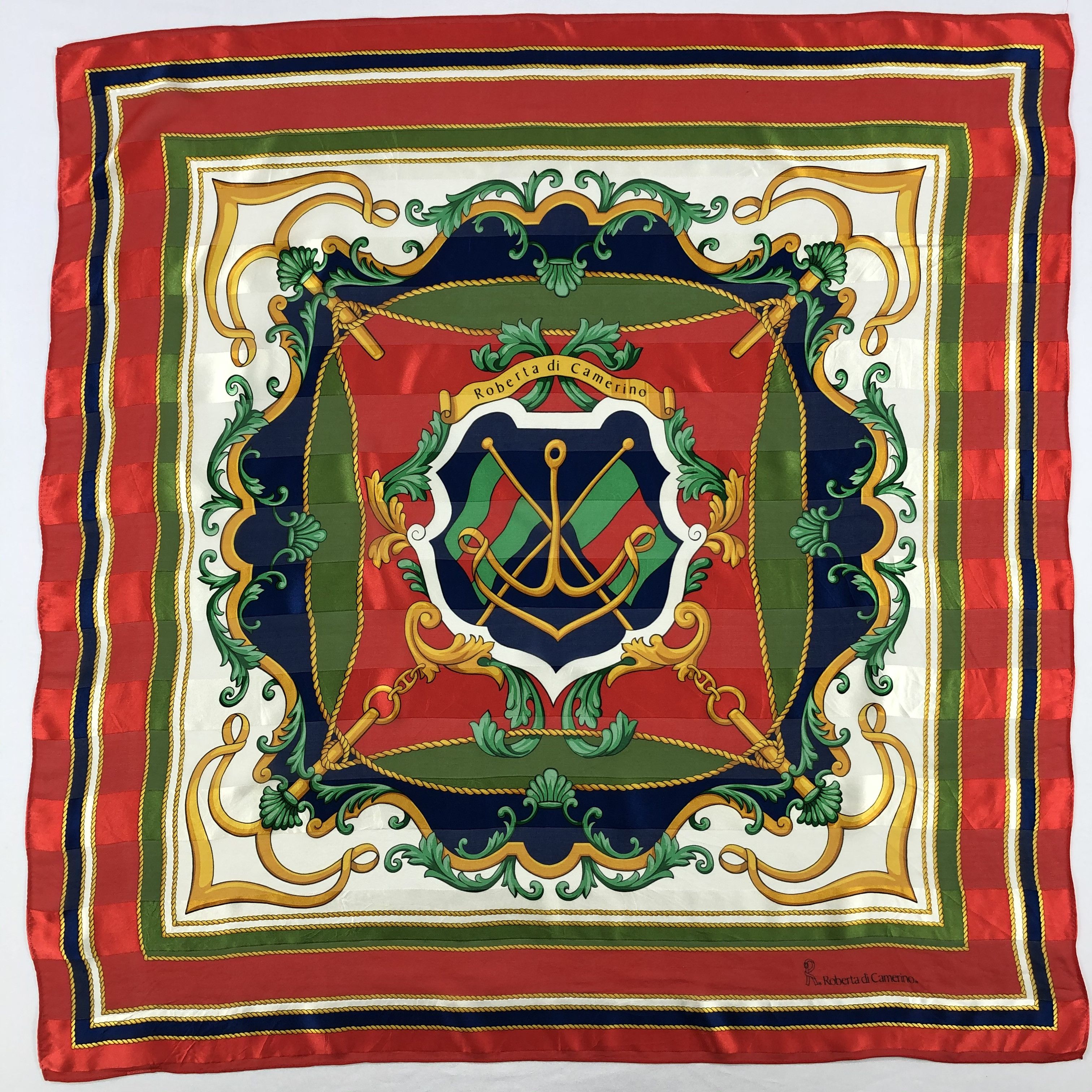 Roberta di Camerino Vintage Roberta Di Camerino Silk Scarf Size ONE SIZE - 2 Thumbnail