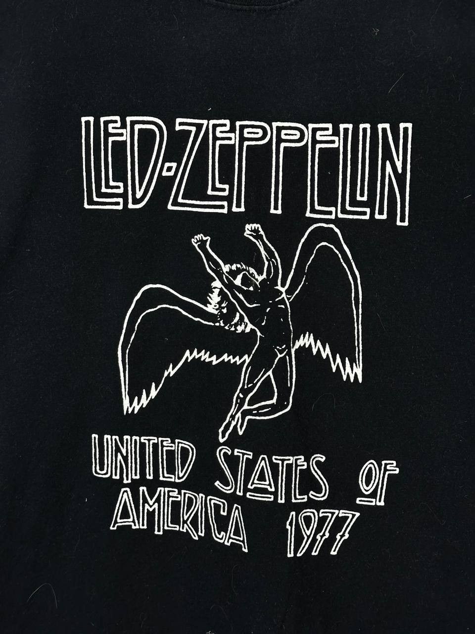 Band Tees × Led Zeppelin × Vintage 2000 Vintage Led Zeppelin USA Tour 1977 Promo Tee 90s Size US XL / EU 56 / 4 - 4 Thumbnail
