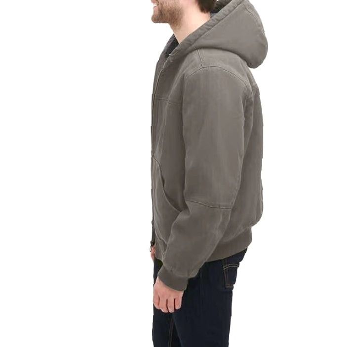 Vintage G.H. Bass & Co. Men's Sherpa Lined Canvas Bomber Jacket Olive Green XXL 2XL NEW! Size US XXL / EU 58 / 5 - 3 Thumbnail