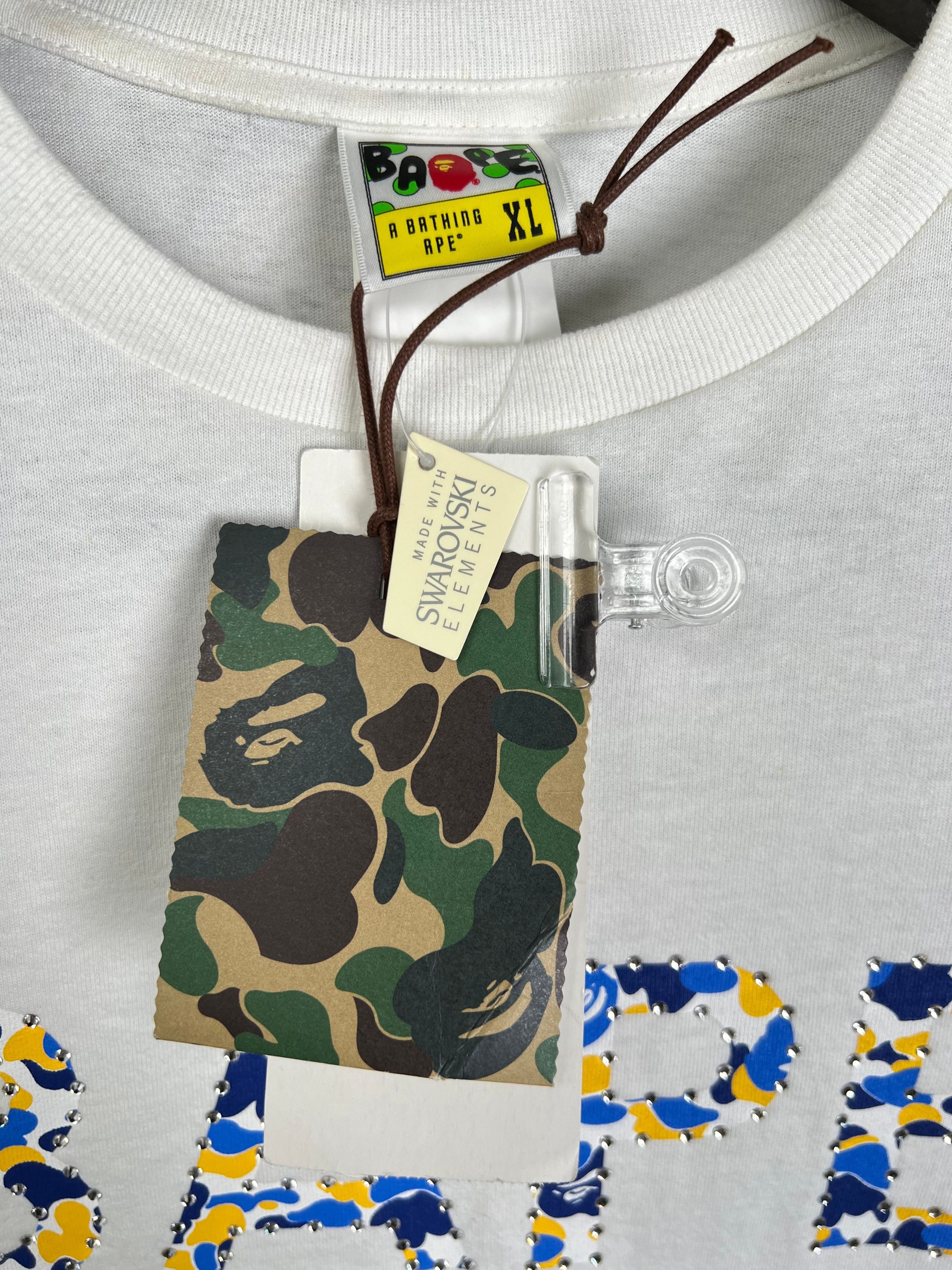 Bape × Swarovski *New with Tag* Long Sleeves 'Shanghai Camo' Edition Size XL Size US XL / EU 56 / 4 - 7 Thumbnail