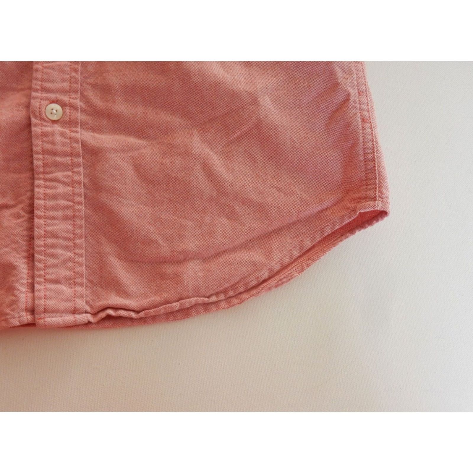 J.Crew J.CREW Shirt Men's Button-Front OxFord Slim Long Sleeve L Pink Regular Size Size US L / EU 52-54 / 3 - 2 Thumbnail
