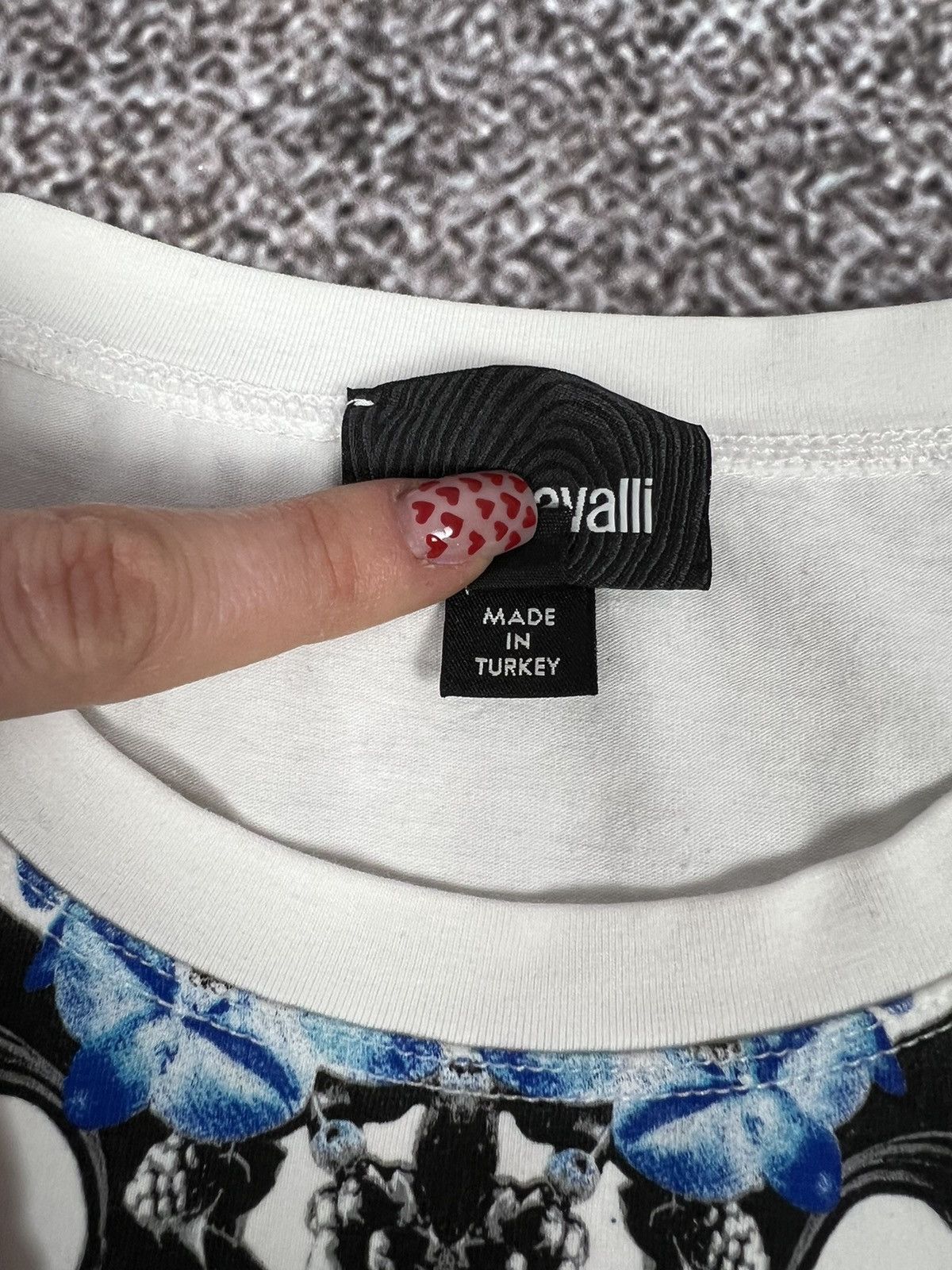 Designer × Just Cavalli Just Cavalli women’s t-shirt big logo M ornaments y2k floral Size M / US 6-8 / IT 42-44 - 8 Thumbnail