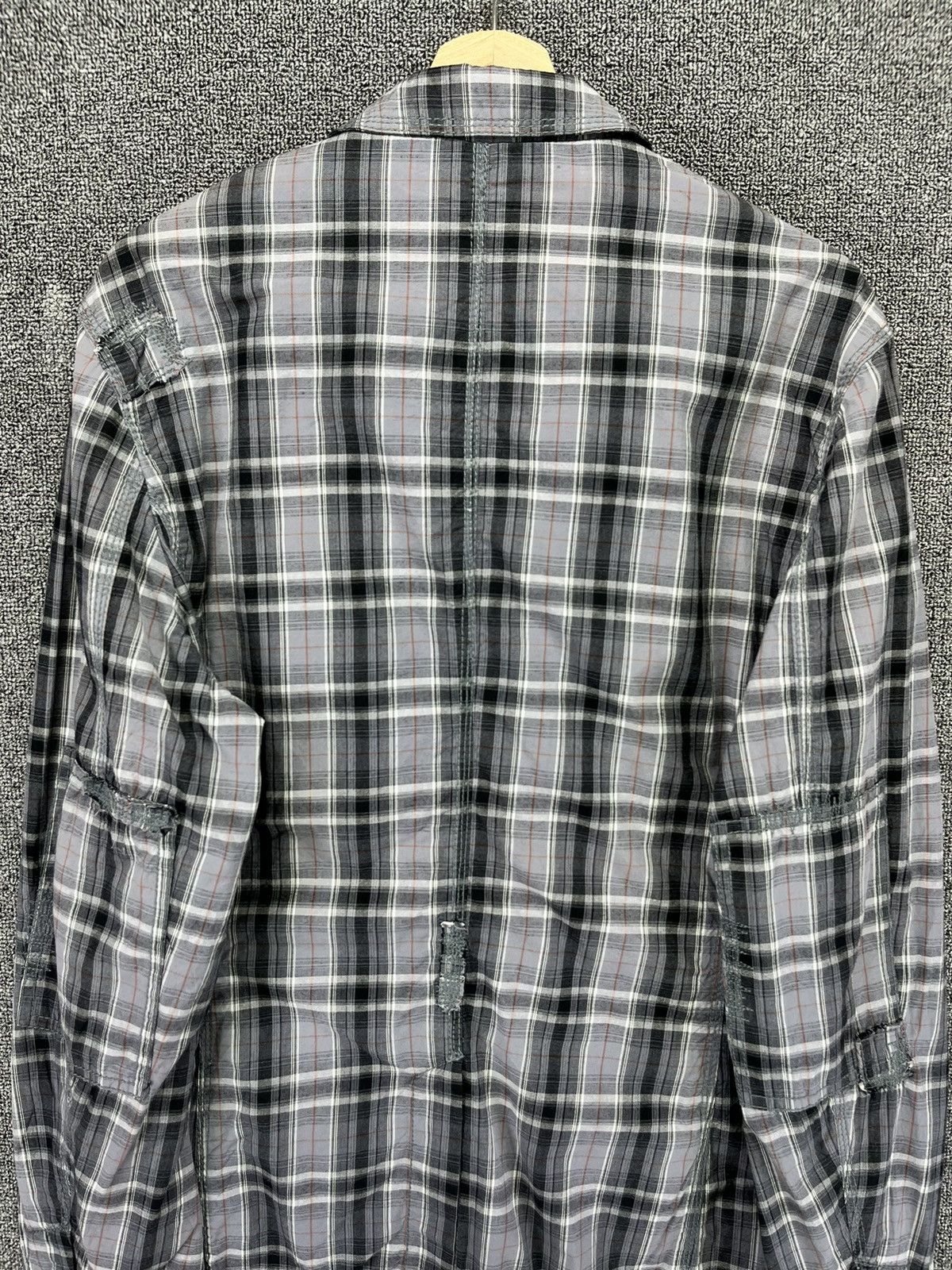 Japanese Brand Vintage Triple Five Soul Essentials Shadow Plaid Rare Jacket Size L / US 10 / IT 46 - 16 Thumbnail