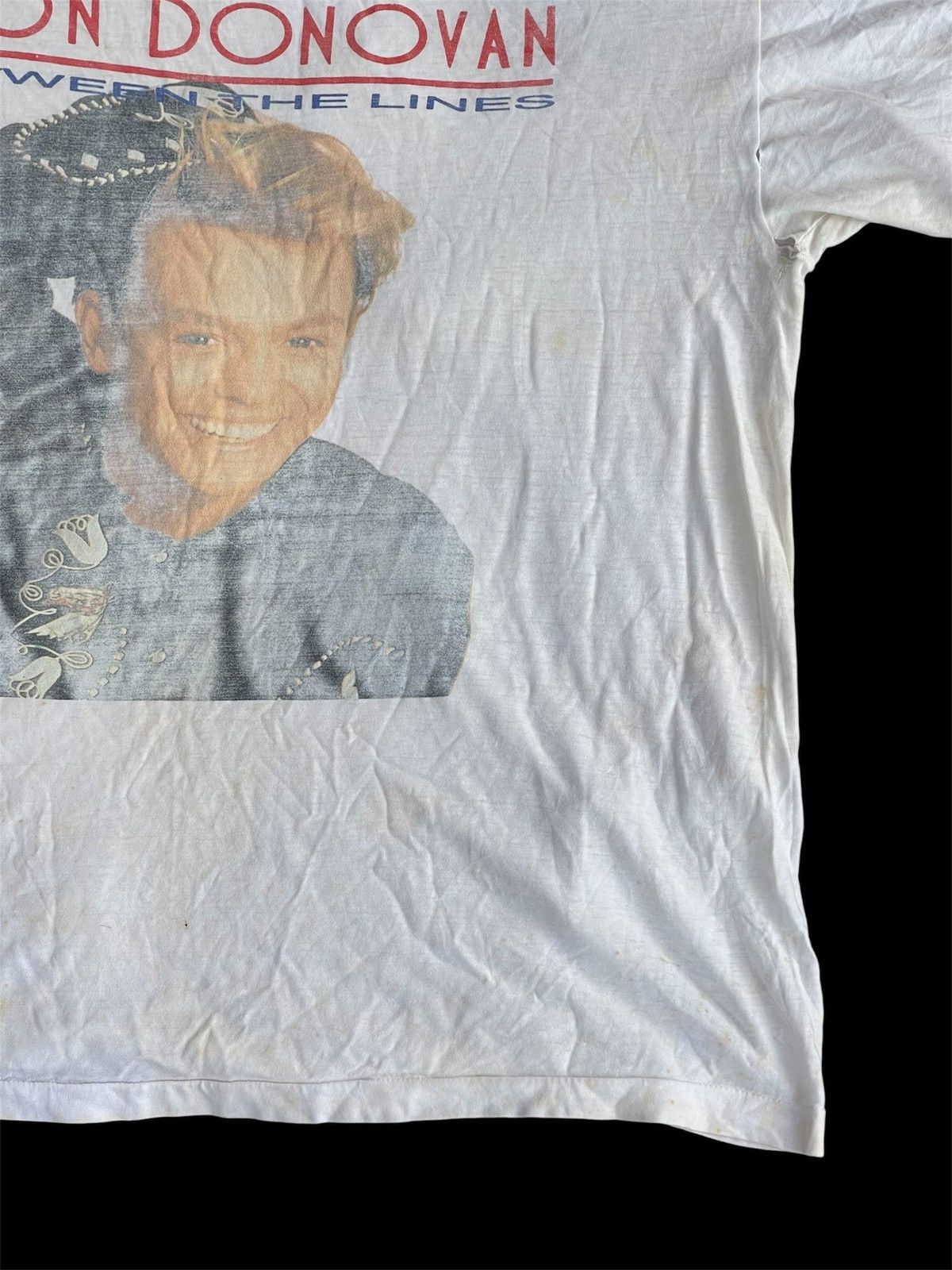 Band Tees 1990 Jason Donovan Vintage Faded Single stitch t-shirt Size US L / EU 52-54 / 3 - 6 Thumbnail