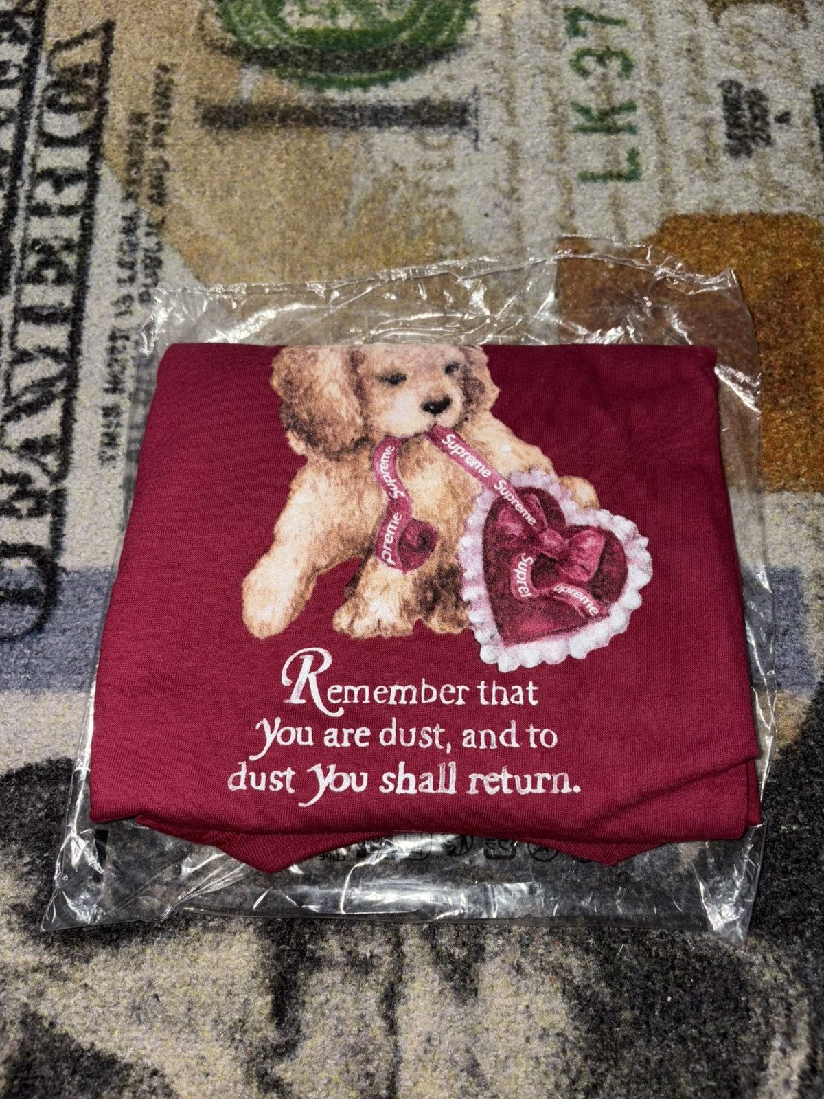 Supreme Dust Tee Cardinal