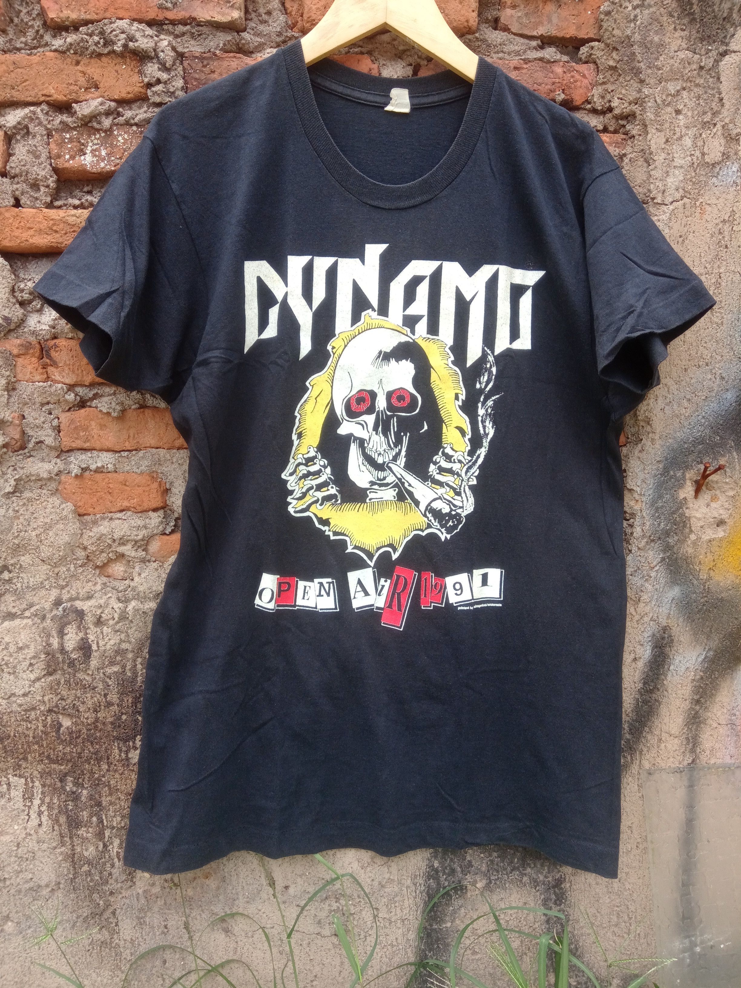 Band Tees Vintage Dynamo Open Air 1991 promo tour t shirt Size US L / EU 52-54 / 3 - 1 Thumbnail