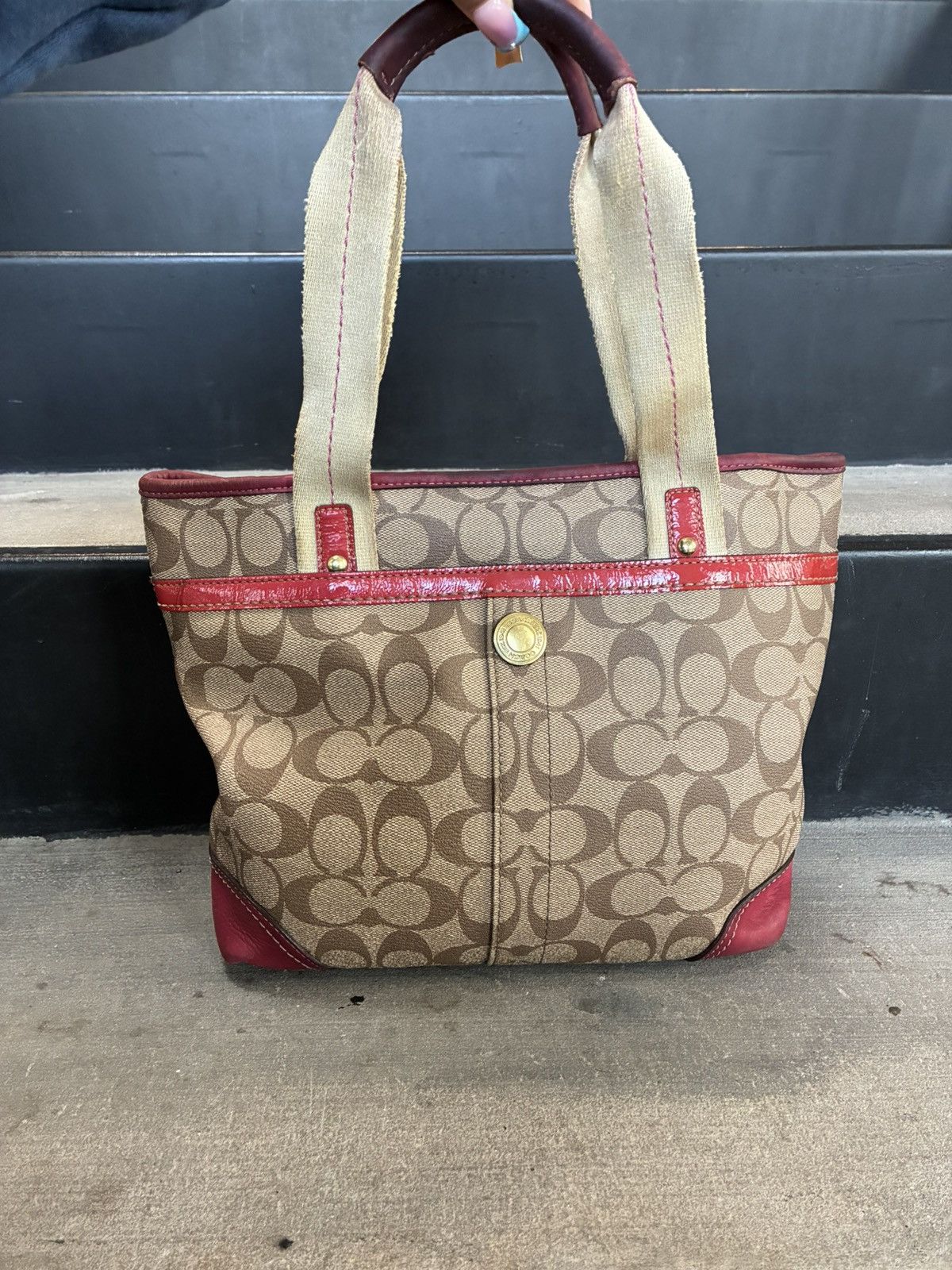 Coach VINTAGE MINI TOTE COACH PURSE Size ONE SIZE - 4 Thumbnail