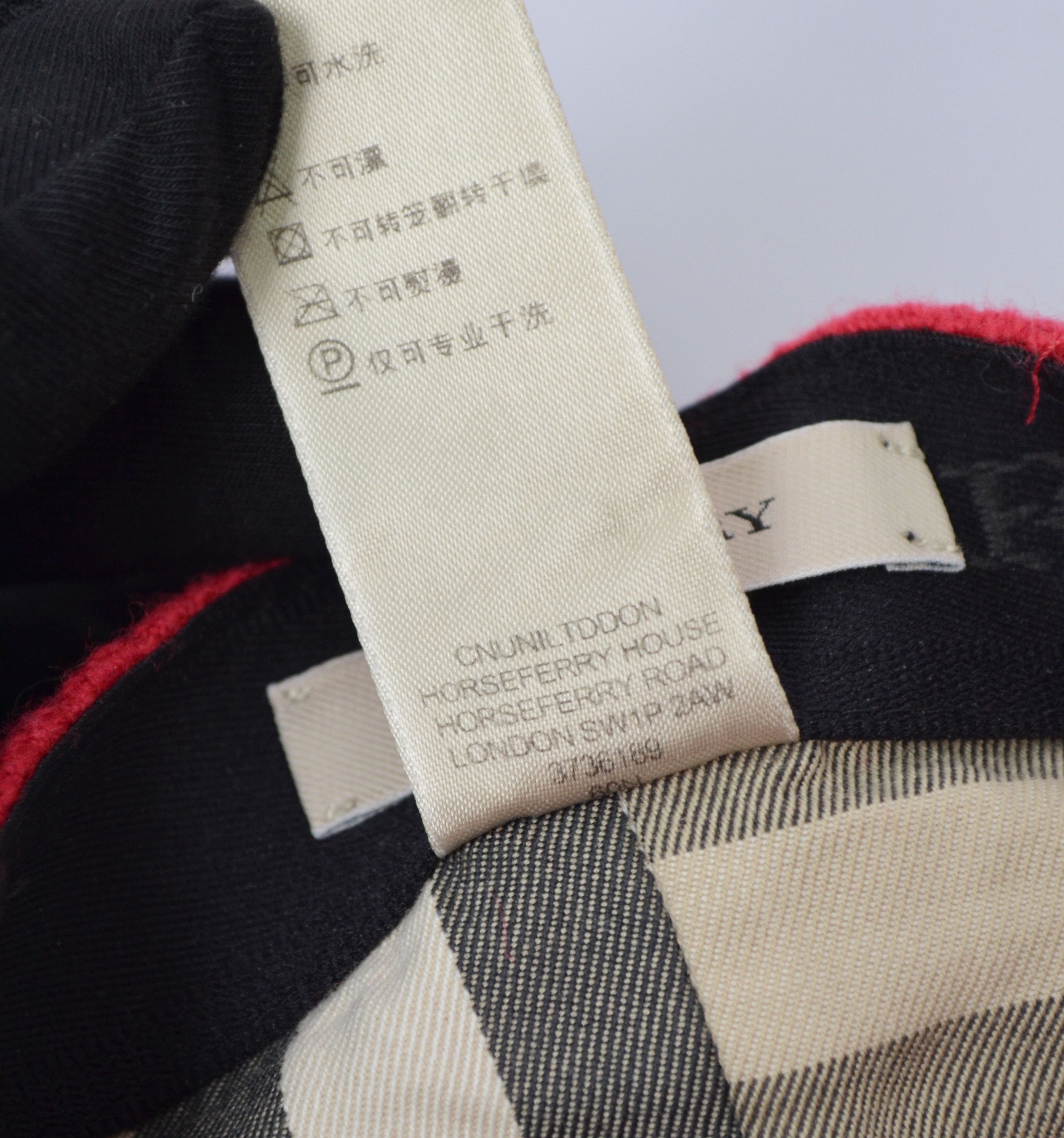 Burberry Womens Burberry Wool/Cashmere Pink/Red Beret Hat Size M Size ONE SIZE - 15 Thumbnail