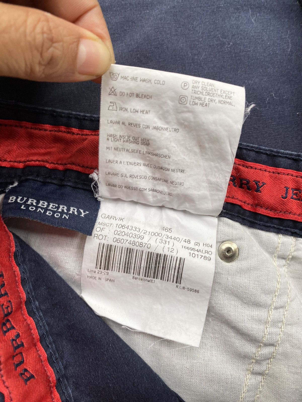 Burberry Burberry navy pants Size US 37 - 8 Thumbnail