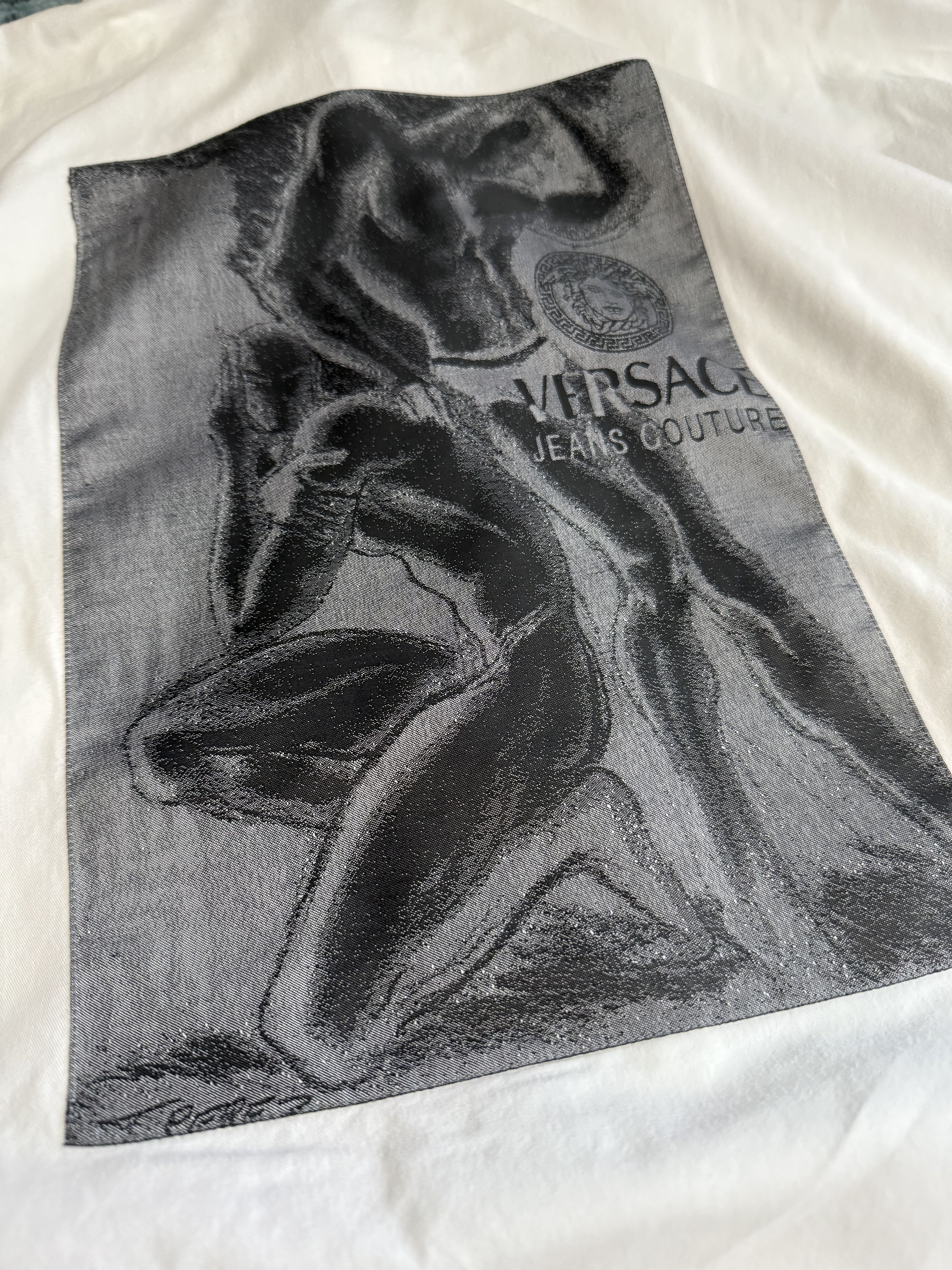 Versace Jeans Couture RARE Versace Printed Y2K Shirt Size US L / EU 52-54 / 3 - 3 Thumbnail