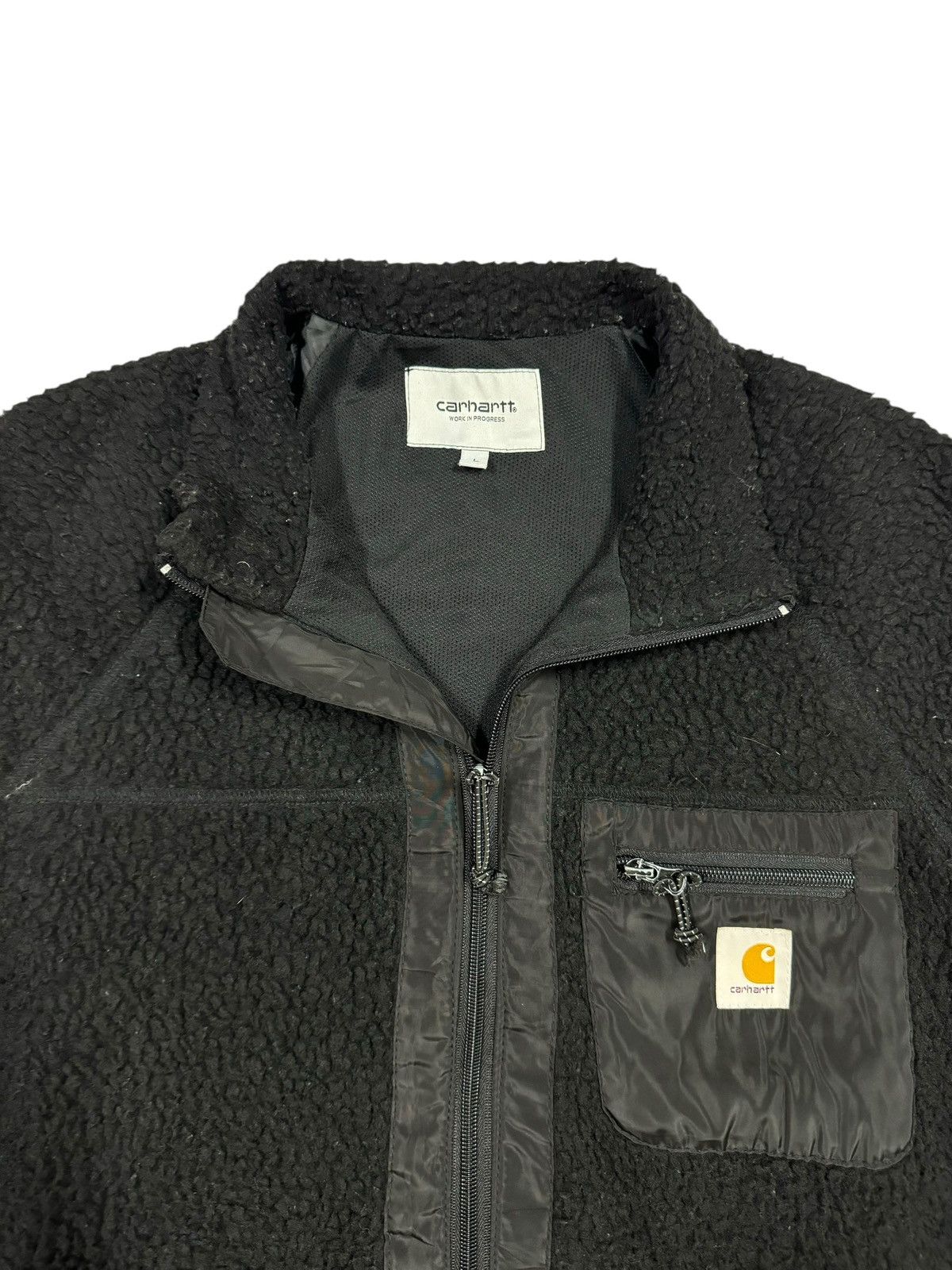 Carhartt Carhartt Wip Prentis Liner Black Jacket/Sherpa Fleece#20 Size US L / EU 52-54 / 3 - 11 Thumbnail