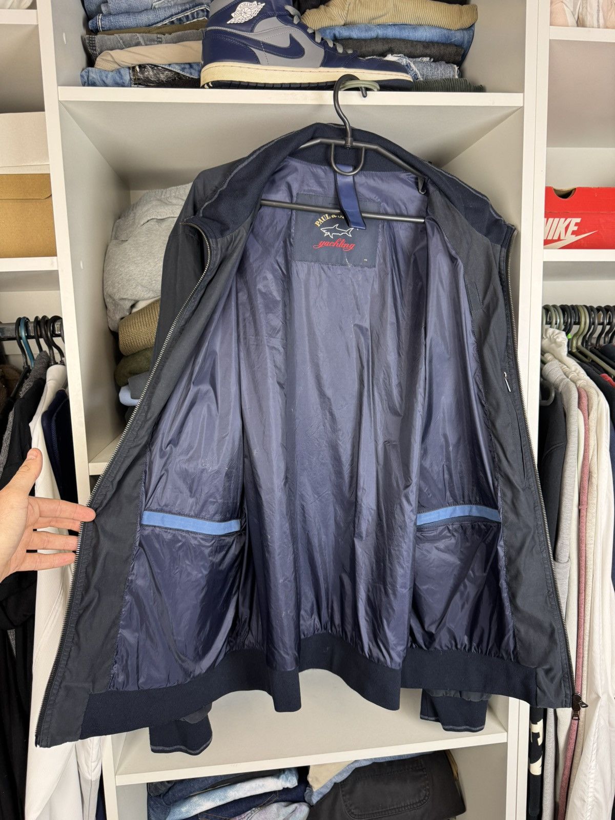 Paul & Shark Paul & Shark Yachting Full-Zip Jacket Navy Blue Men's Size US XXL / EU 58 / 5 - 12 Thumbnail