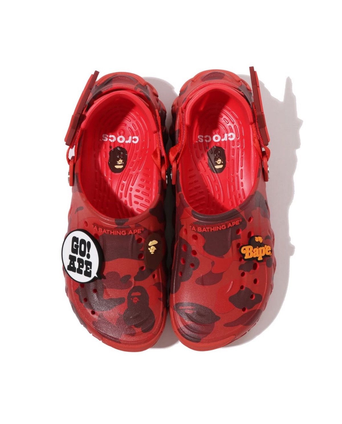 Bape × Crocs (US10) Bape x Crocs Red Echo Mens Size US 10 / EU 43 - 3 Thumbnail