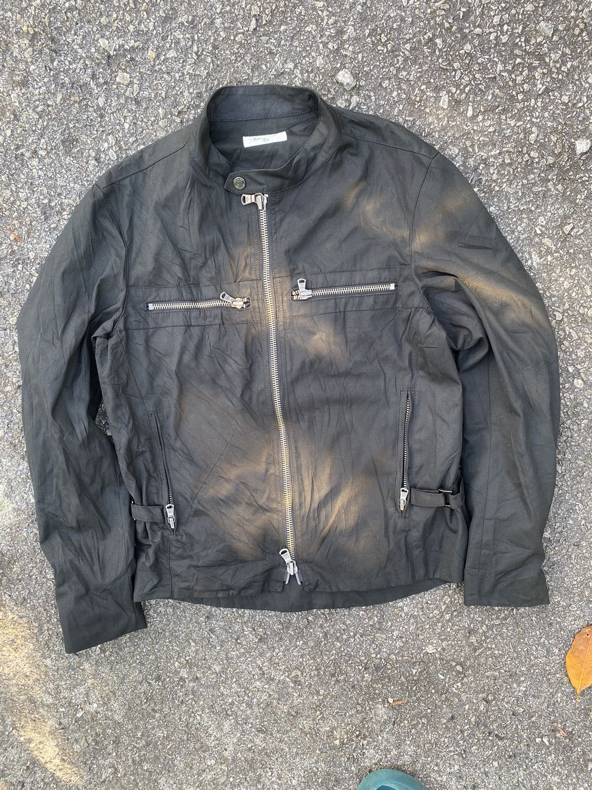 edifice double sided zipped pocket jacket