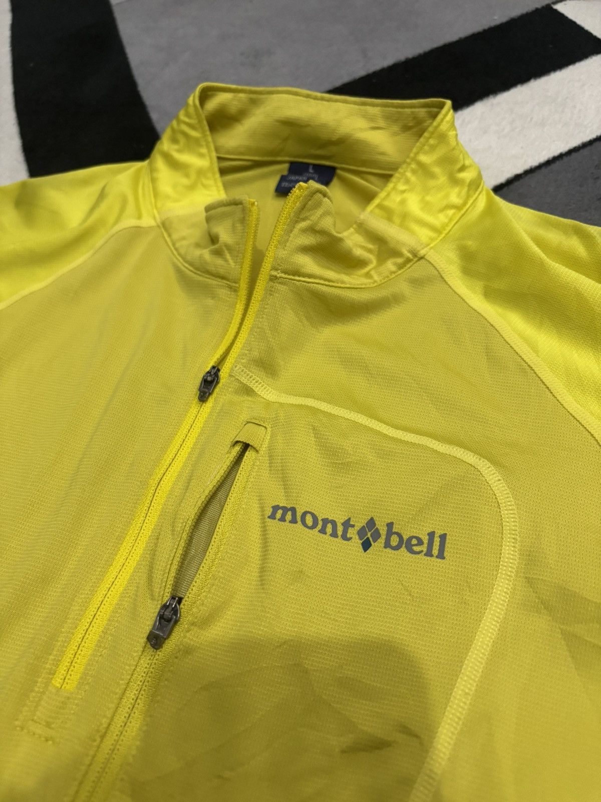 Montbell “Montbell” Wickron COOL Long Sleeve Zip Shirt. Size US L / EU 52-54 / 3 - 2 Thumbnail