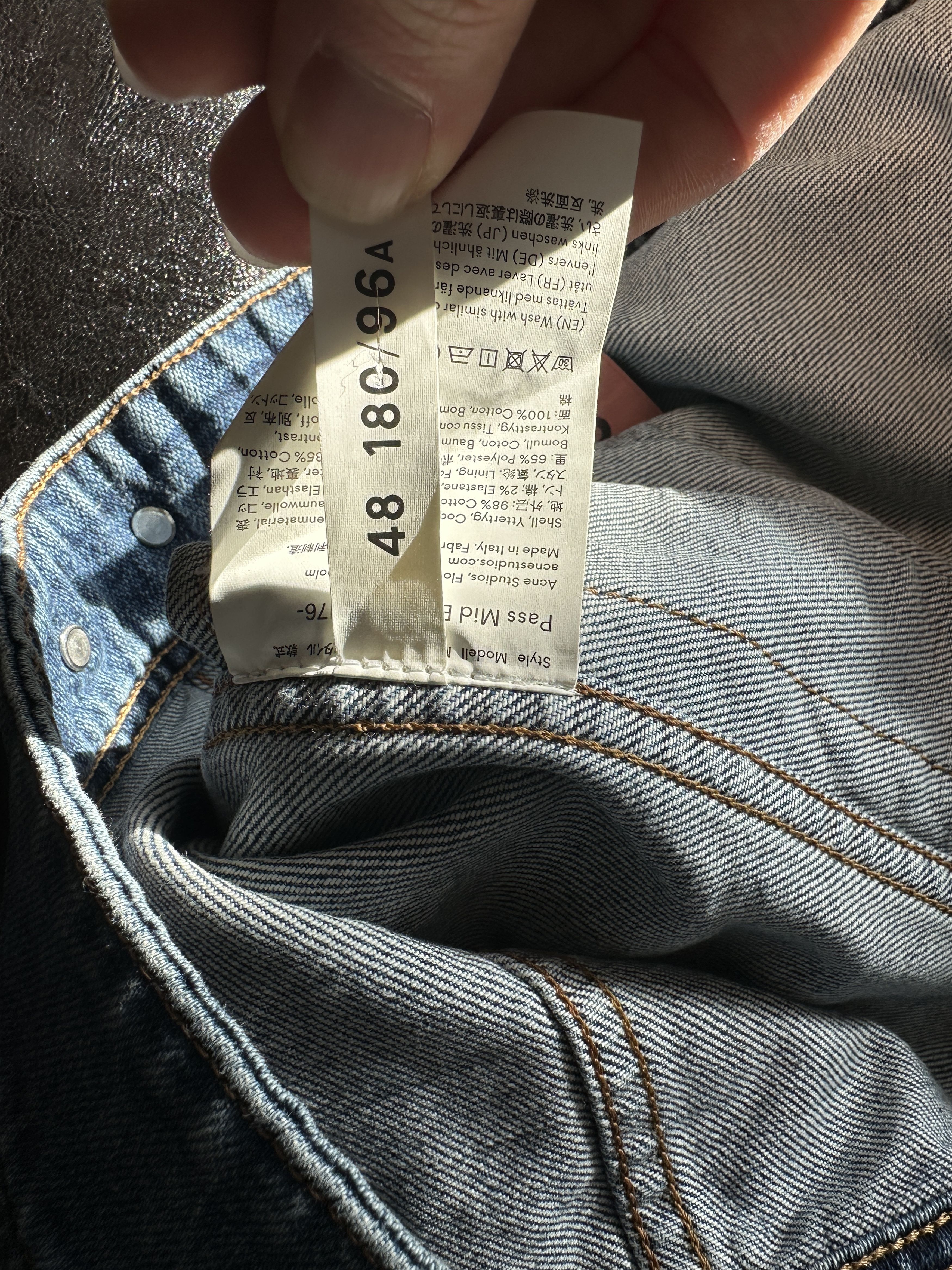 Acne Studios Acne Studios Bla Konst Denim Jacket Size US S / EU 44-46 / 1 - 5 Thumbnail