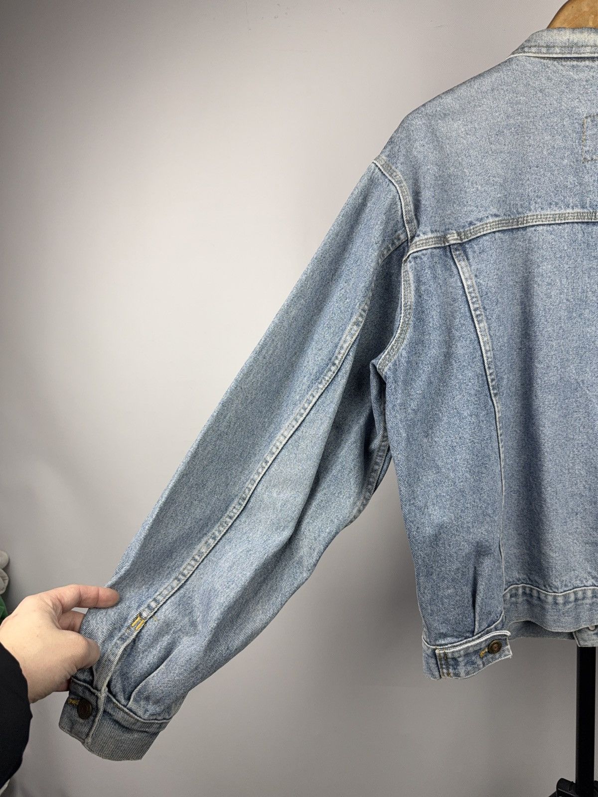 Lee Vntg Retro USA 90s Lee Cooper Western Denim Trucker Jacket Size US L / EU 52-54 / 3 - 17 Thumbnail