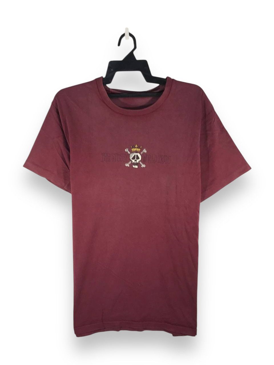Stussy × Vintage Vintage stussy crossbones skull design world Size US L / EU 52-54 / 3 - 1 Thumbnail