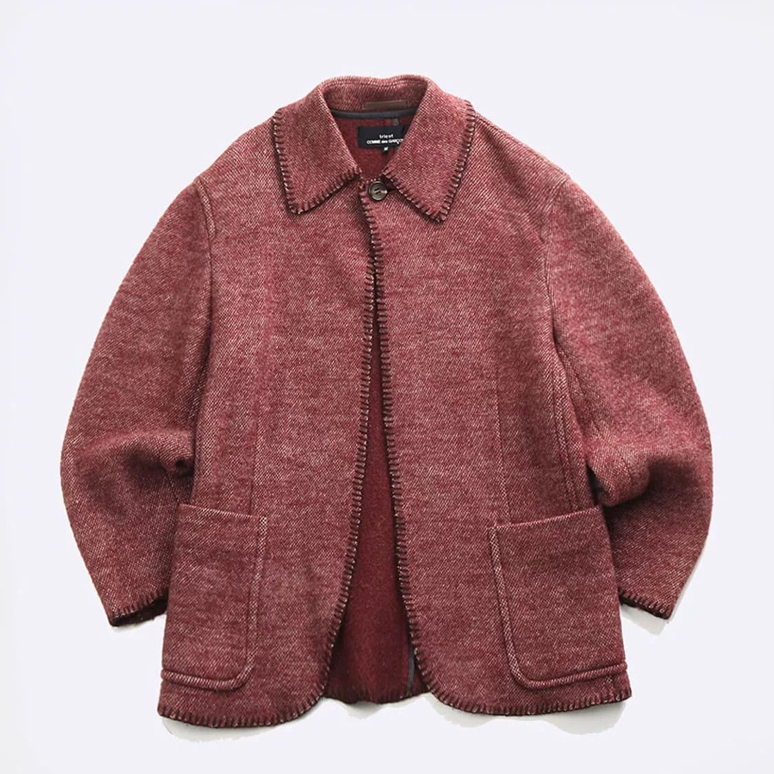 Rei Kawakubo Comme des Garçons Vintage Wool Jacket Size US M / EU 48-50 / 2 - 1 Thumbnail