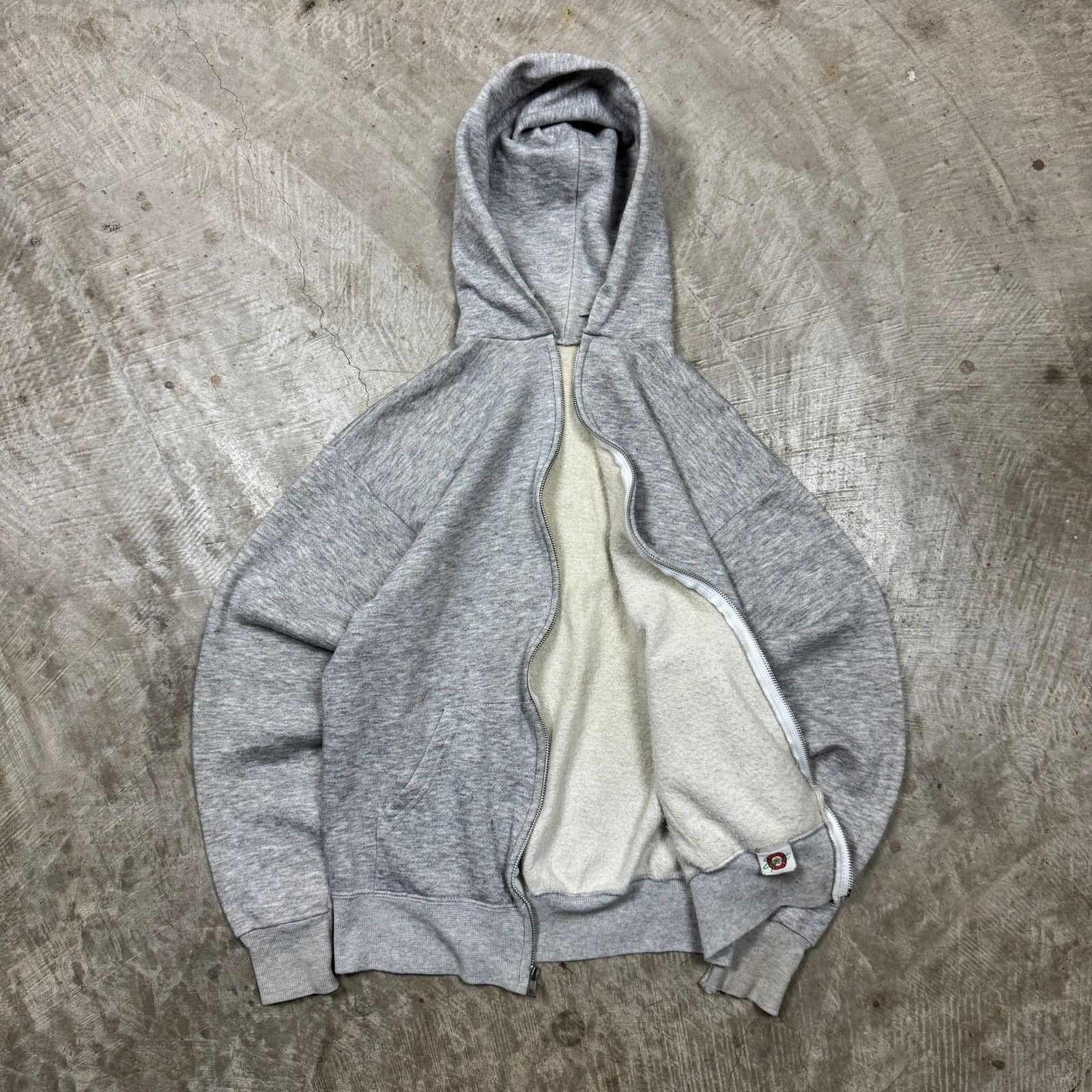 Kohl's × Vintage 80s Light Gray Blank Khols Sport Quality Zip Up Hoodie BC34 Size US M / EU 48-50 / 2 - 2 Thumbnail