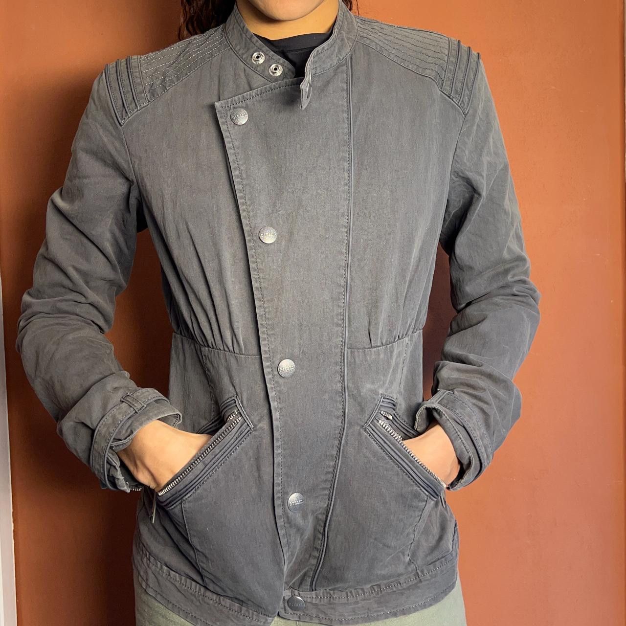 Diesel Diesel Women's Grey and White Jacket Size M / US 6-8 / IT 42-44 - 6 Thumbnail