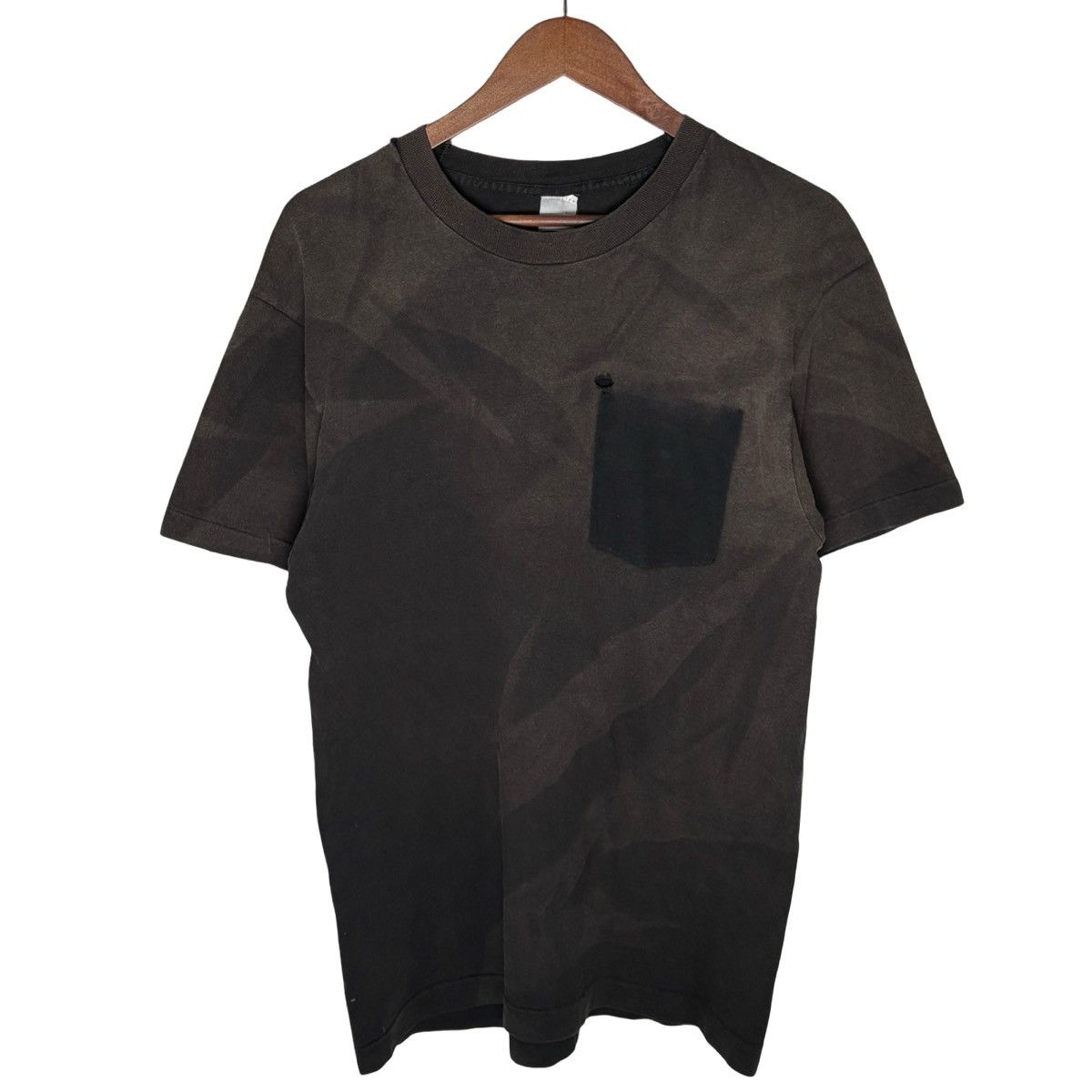 Other 80s Faded Black Pocket T Shirt L Negative Space Grunge Pin Size US L / EU 52-54 / 3 - 1 Thumbnail