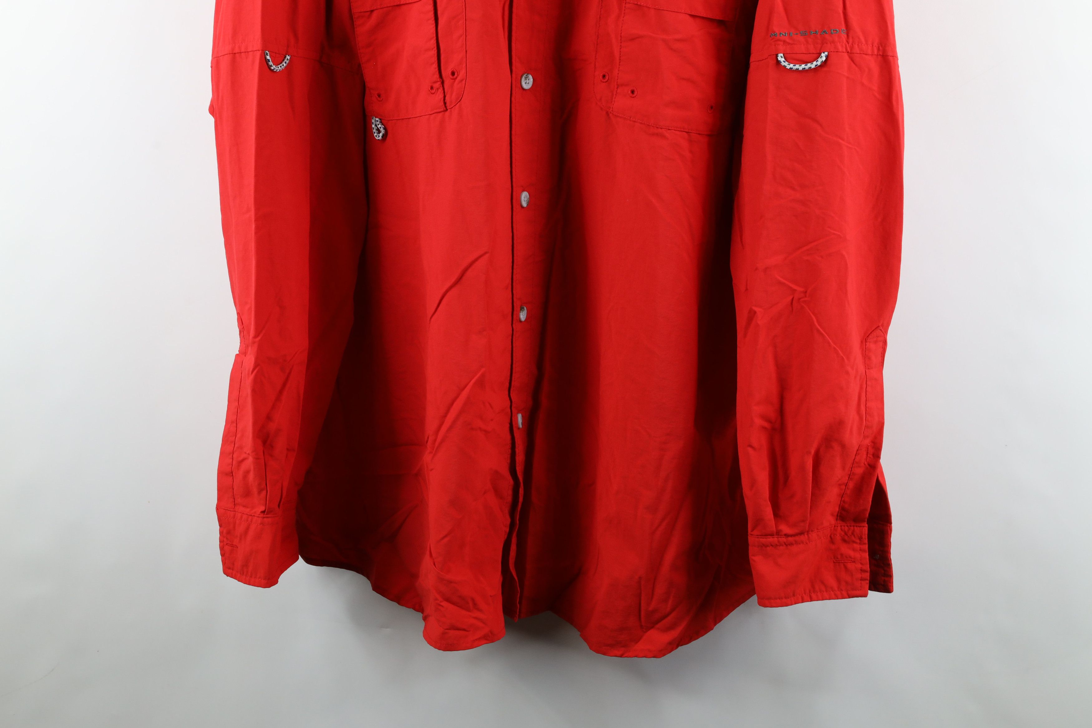 Columbia × Vintage Columbia PFG Bahama Vented Collared Button Down Shirt Red Size US XXL / EU 58 / 5 - 3 Thumbnail