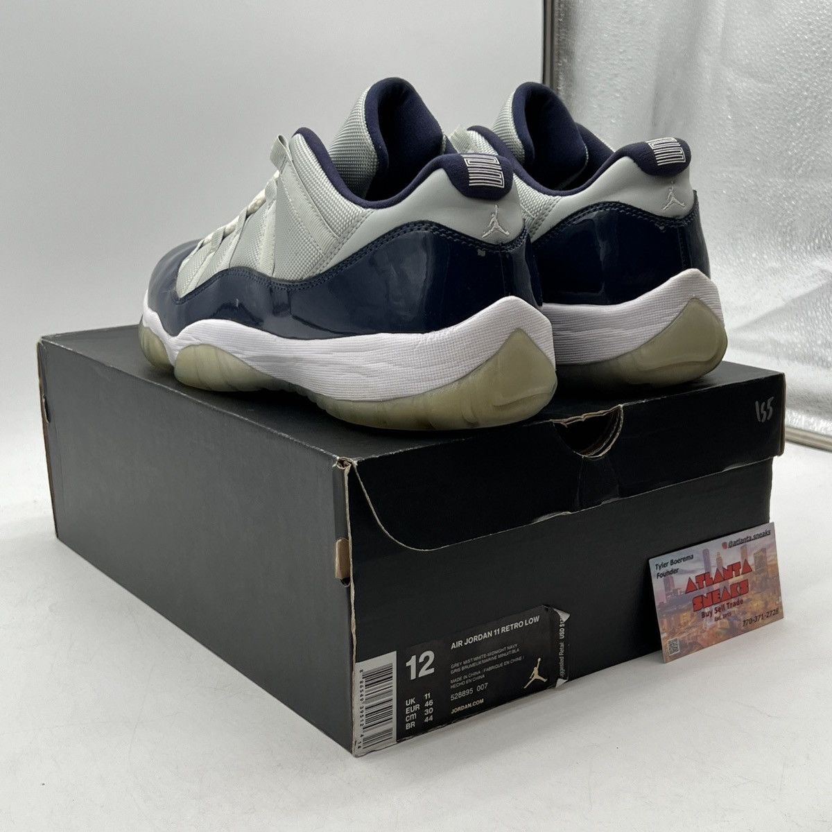 Jordan Brand Air Jordan 11 low Georgetown Size US 12 / EU 45 - 4 Thumbnail