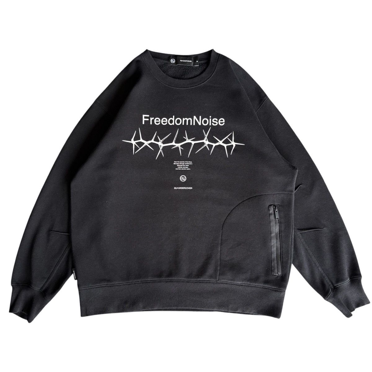 GU × Undercover Undercover X GU Freedom Noise Sweatshirt Size US M / EU 48-50 / 2 - 1 Thumbnail