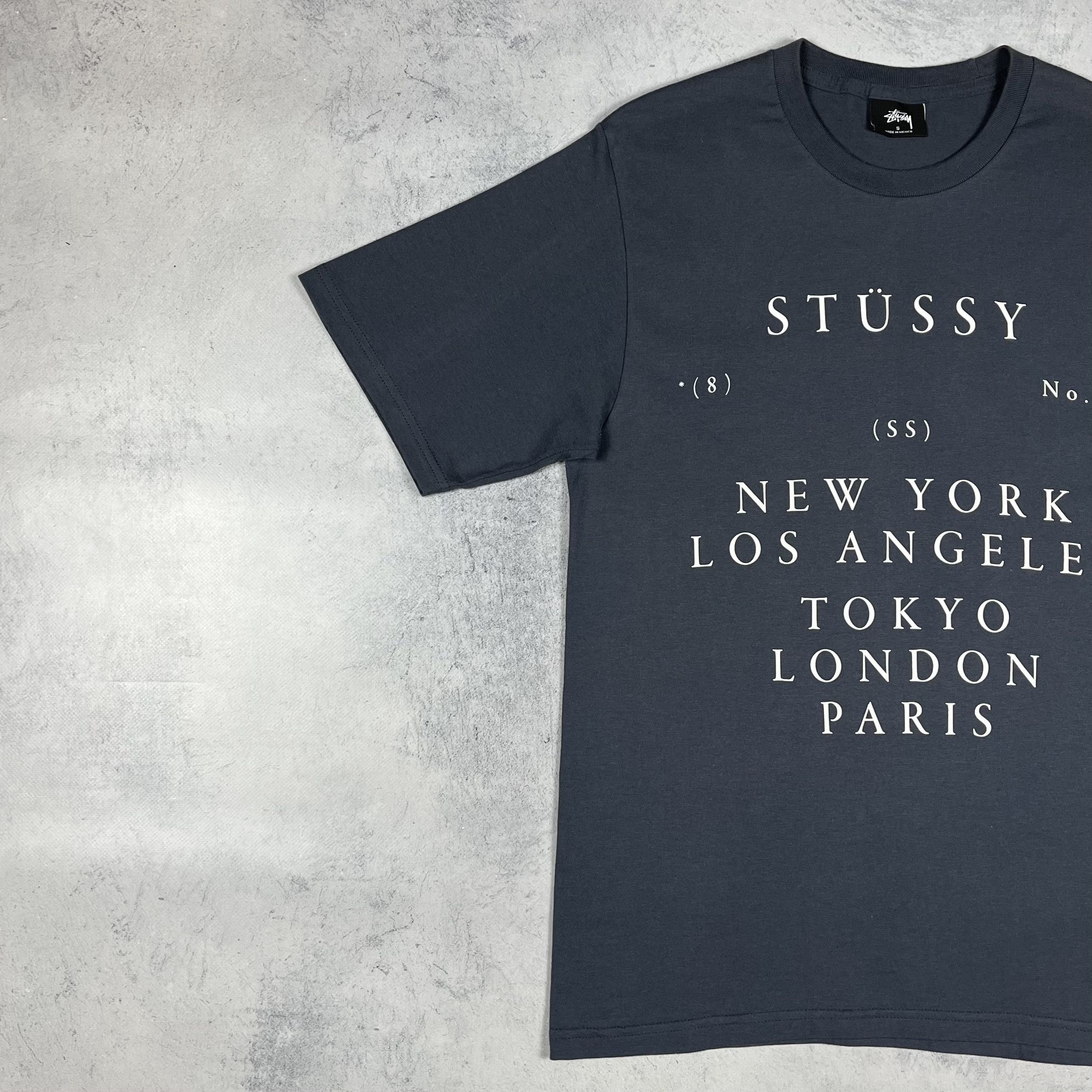Stussy Vintage Stussy Tour Big Logo T Shirt 00’s Size US S / EU 44-46 / 1 - 4 Thumbnail