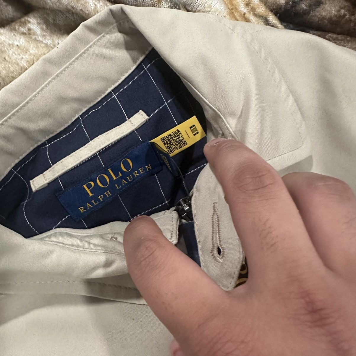 Polo Ralph Lauren Cream Polo Ralph Lauren Zipup Size US XS / EU 42 / 0 - 4 Thumbnail