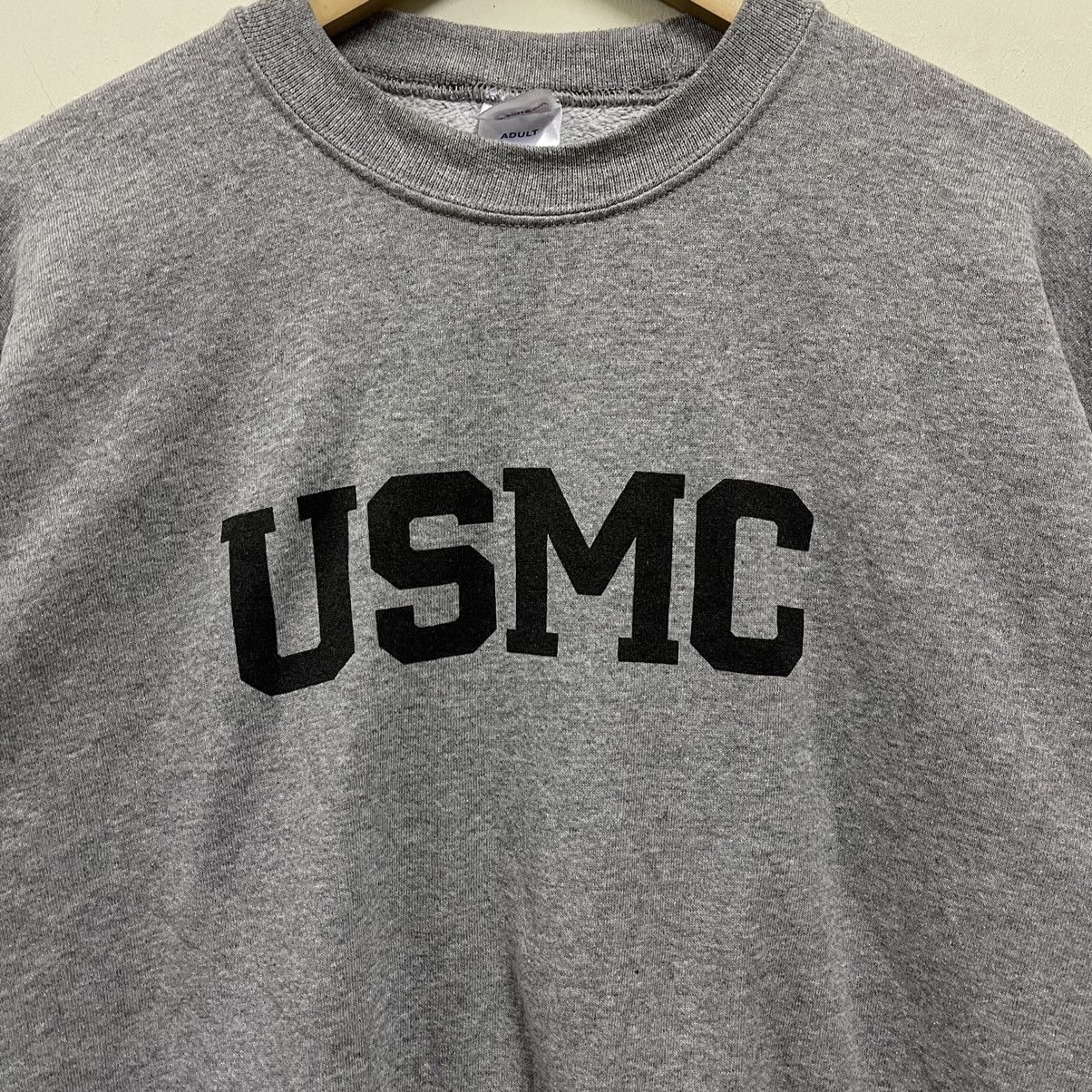 Vintage Vintage 90s USMC Sweatshirt Pullover Size US XL / EU 56 / 4 - 2 Thumbnail
