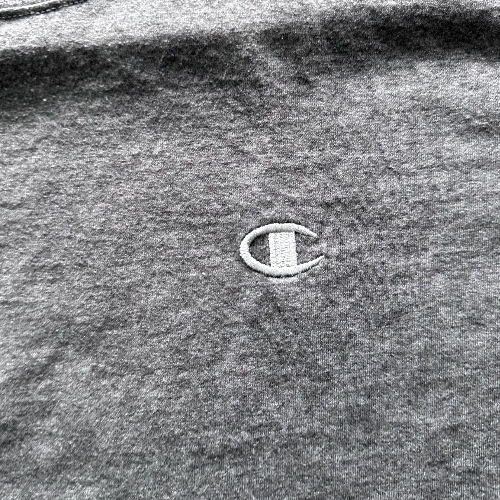Champion Champion Shirt Mens Large Gray Embroidered C Logo Tee Tagless Casual Plain Size US L / EU 52-54 / 3 - 2 Thumbnail