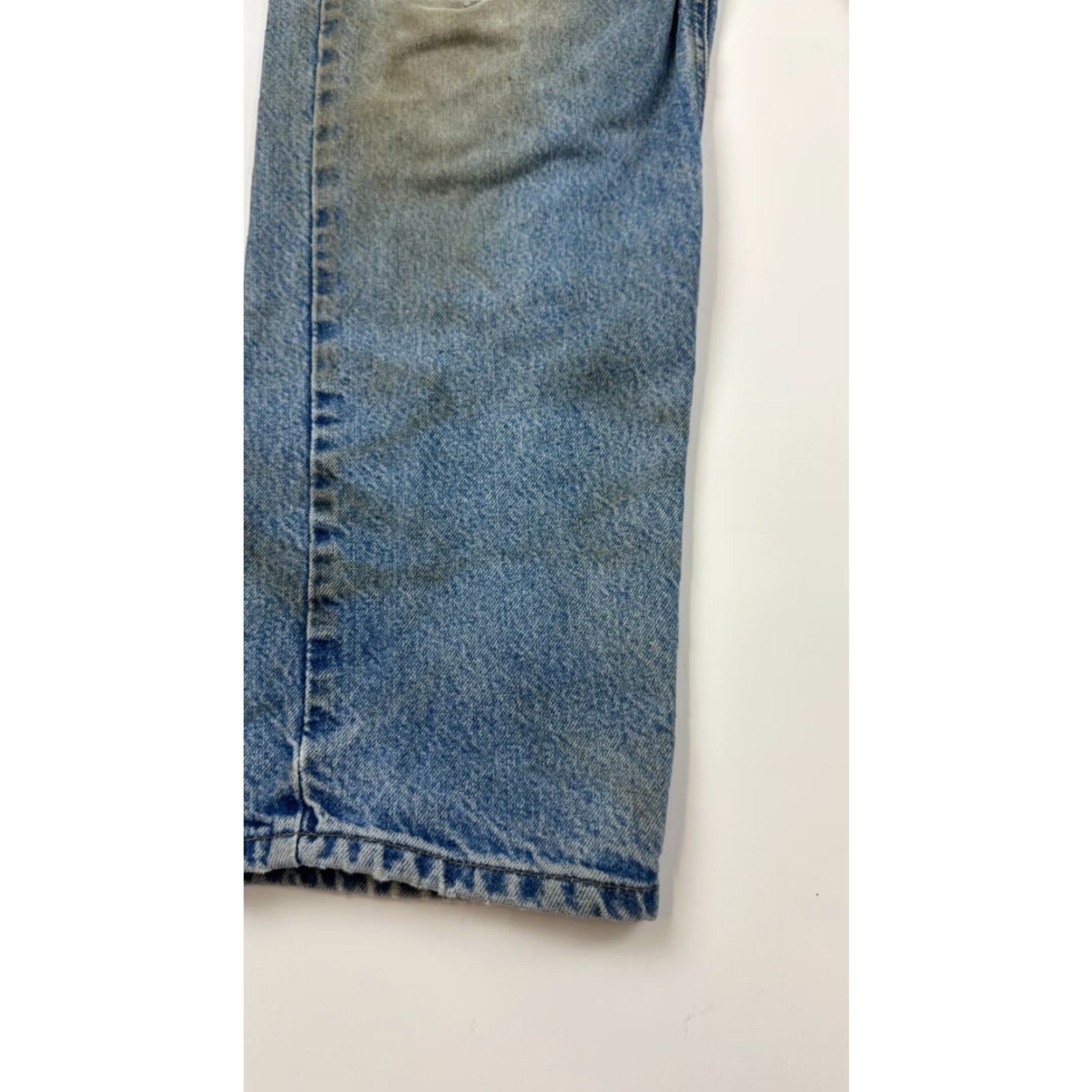 Carhartt Carhartt Jeans Mens 36x30 Blue Denim Distressed Relaxed Tapered Leg Outdoor Size US 36 / EU 52 - 6 Thumbnail