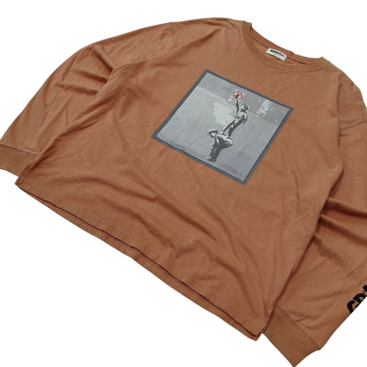 Vintage Vintage BRANDALISED Graffiti is a Crime Tshirt Size US XL / EU 56 / 4 - 5 Thumbnail