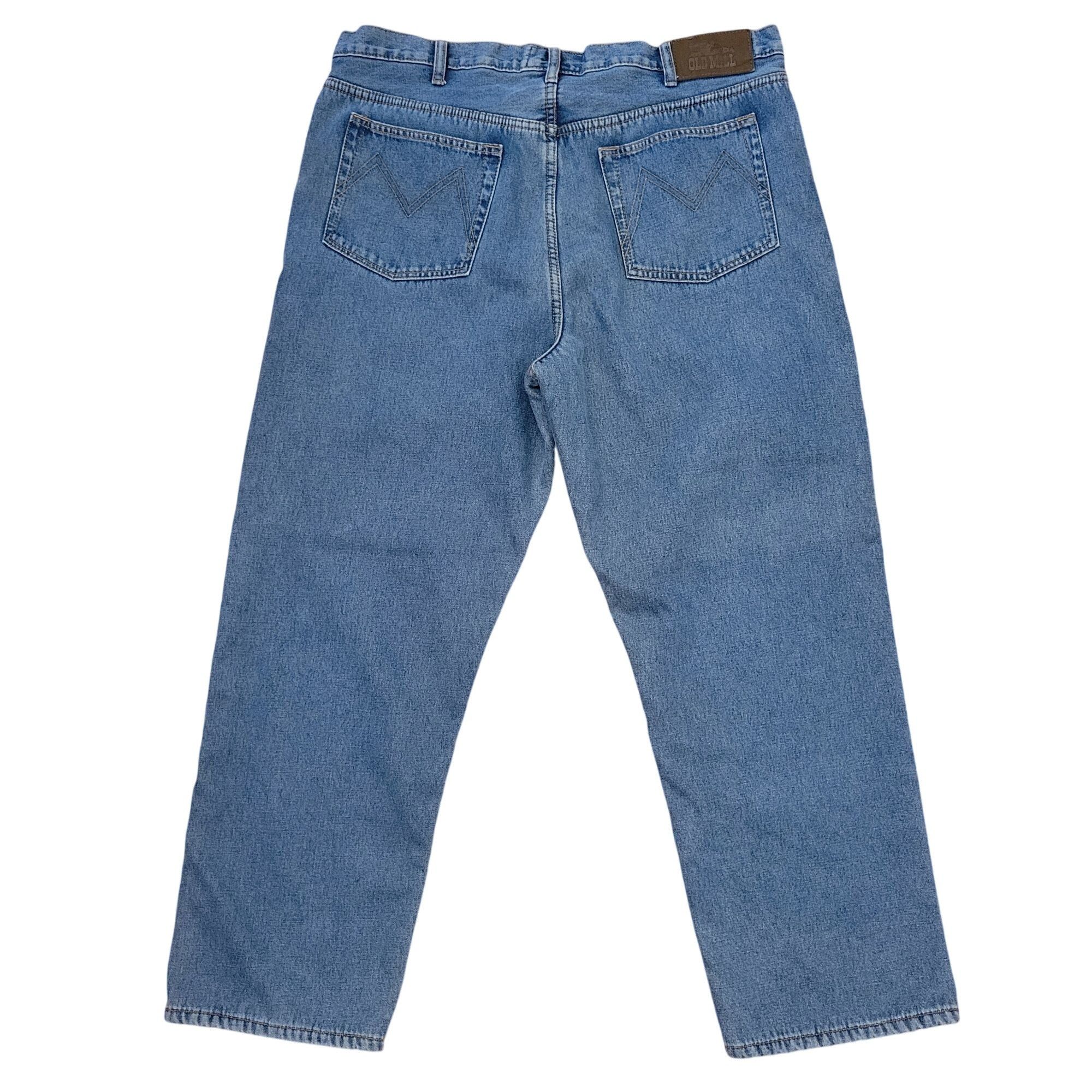 Other Old Mill Blue Jeans 40x30 Blue Fleece Lined Denim Work Winte Size US 40 / EU 56 - 4 Thumbnail