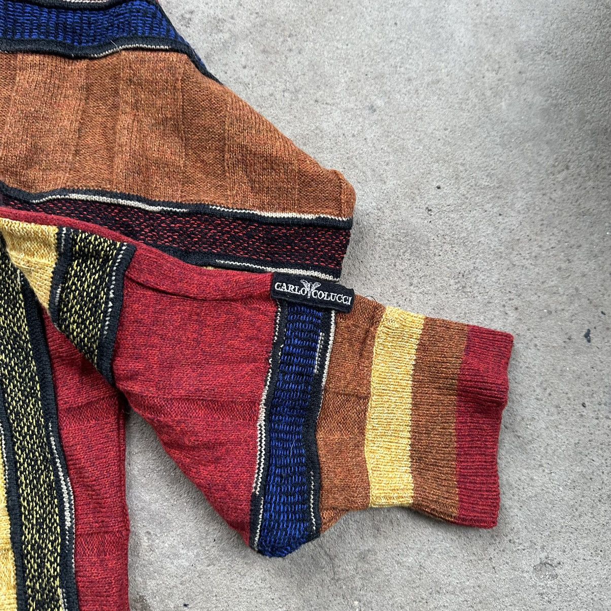 Carlo Colucci Rare Luxury Sweater Carlo Colluci In Style Coogi Avant-Garde Size US L / EU 52-54 / 3 - 5 Thumbnail
