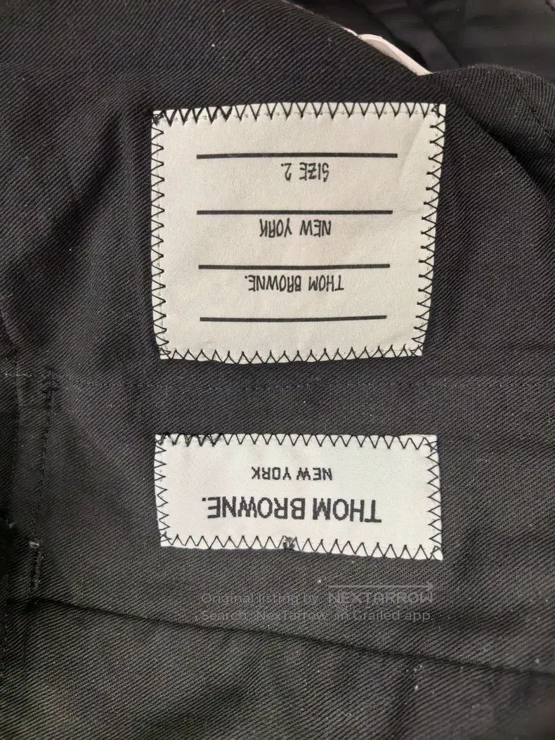 Thom Browne Thom Browne size 2 Gray woolen trousers Size US 39 - 4 Thumbnail