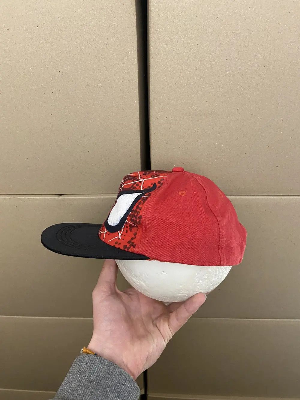 Marvel Comics CRAZY Y2K SPIDERMAN MARVEL CAP HAT COMICS SKATE USA JAPANESE Size ONE SIZE - 2 Thumbnail