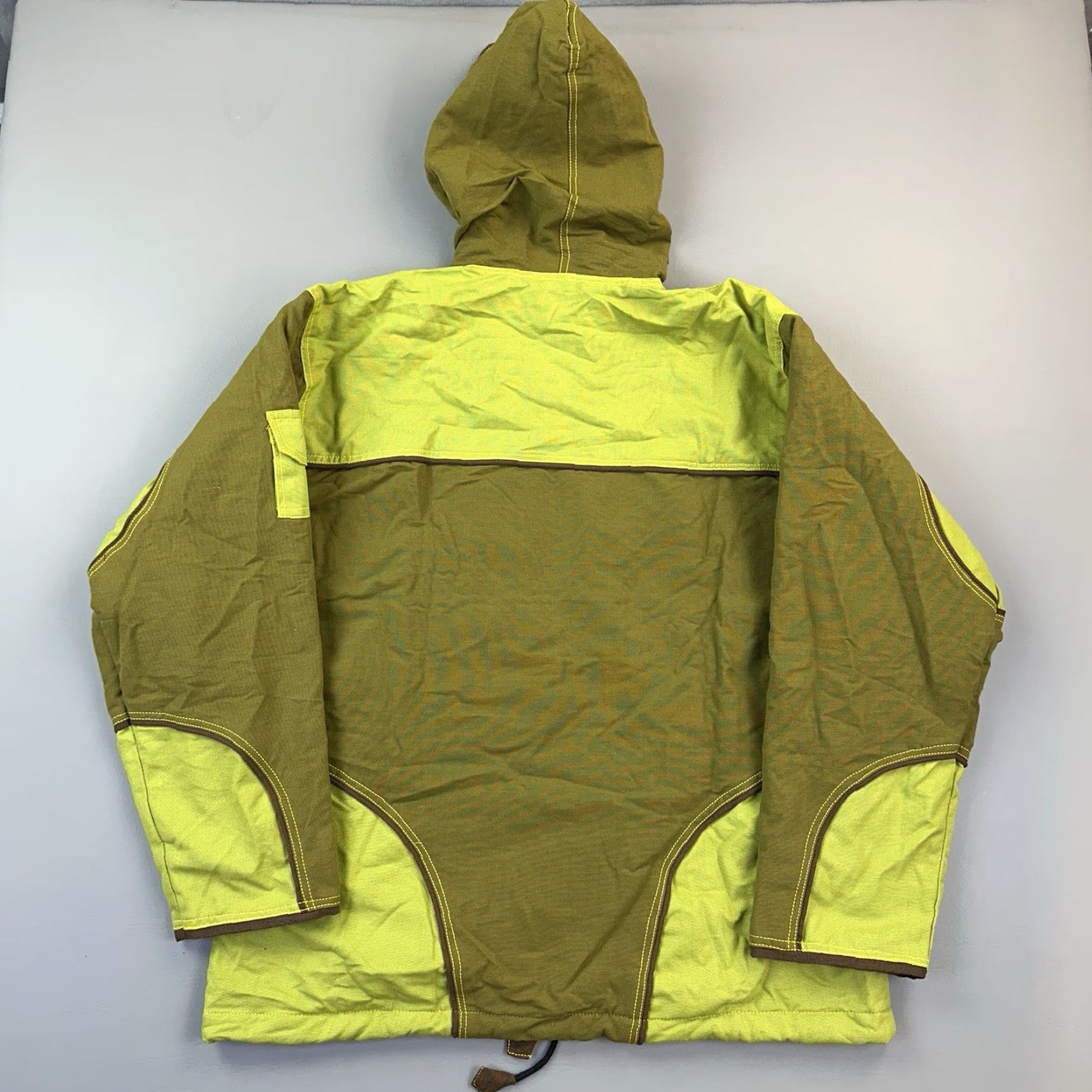 Vintage Vintage Macha MT Jacket Mens XL Green Canvas Full Zip Hooded Lined Nepal Size US XL / EU 56 / 4 - 7 Thumbnail