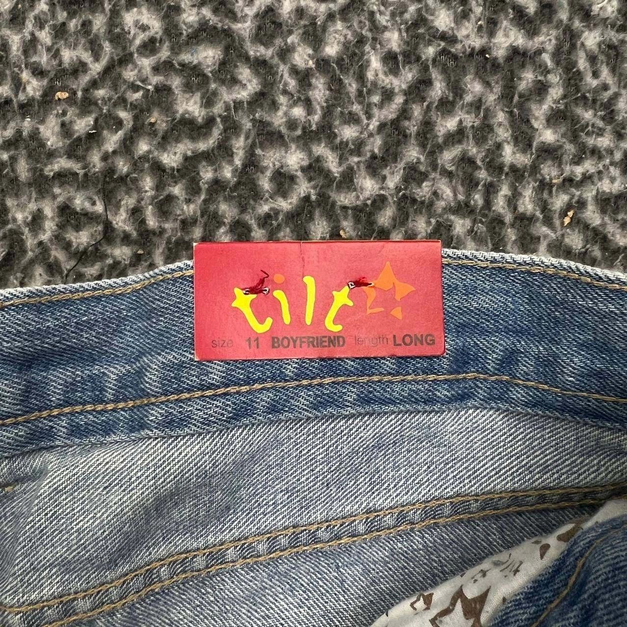 Other Tilt Jeans Women 11 Long Faded Straight Denim Cotton 34x34 Size 34" / US 12 / IT 48 - 7 Thumbnail