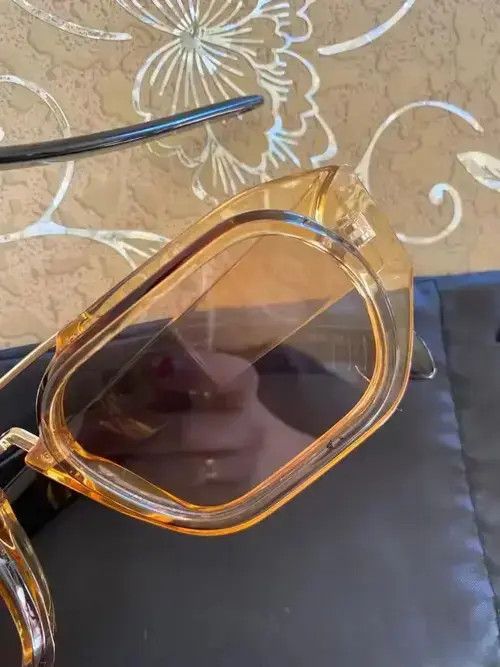 VIBE Yellow Frame Retro Style Sunglasess Size ONE SIZE - 2 Thumbnail