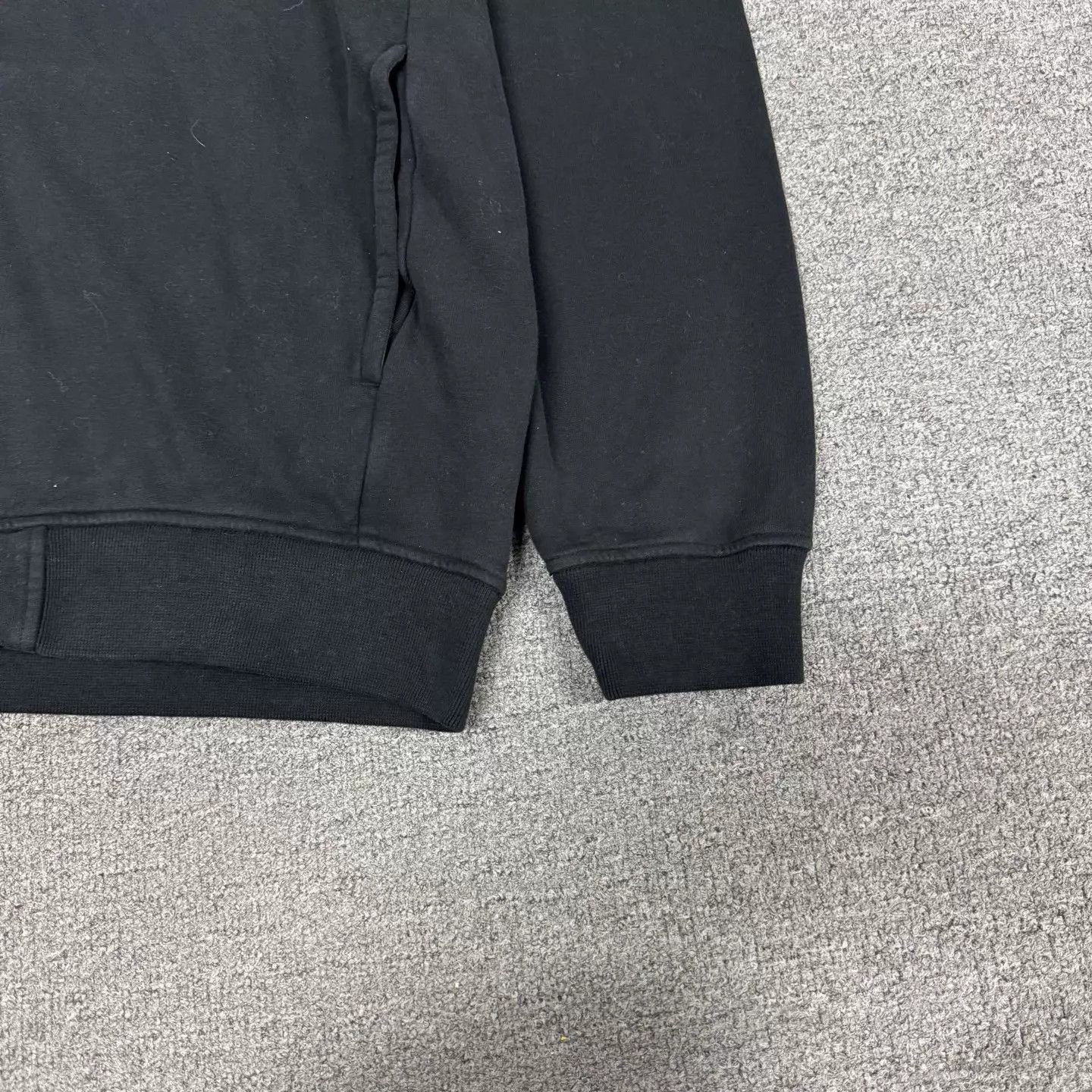 Stone Island Stone Island Black Hood Zip Hoodie 2-Pocket Sleeve Logo XL Size US XL / EU 56 / 4 - 6 Thumbnail
