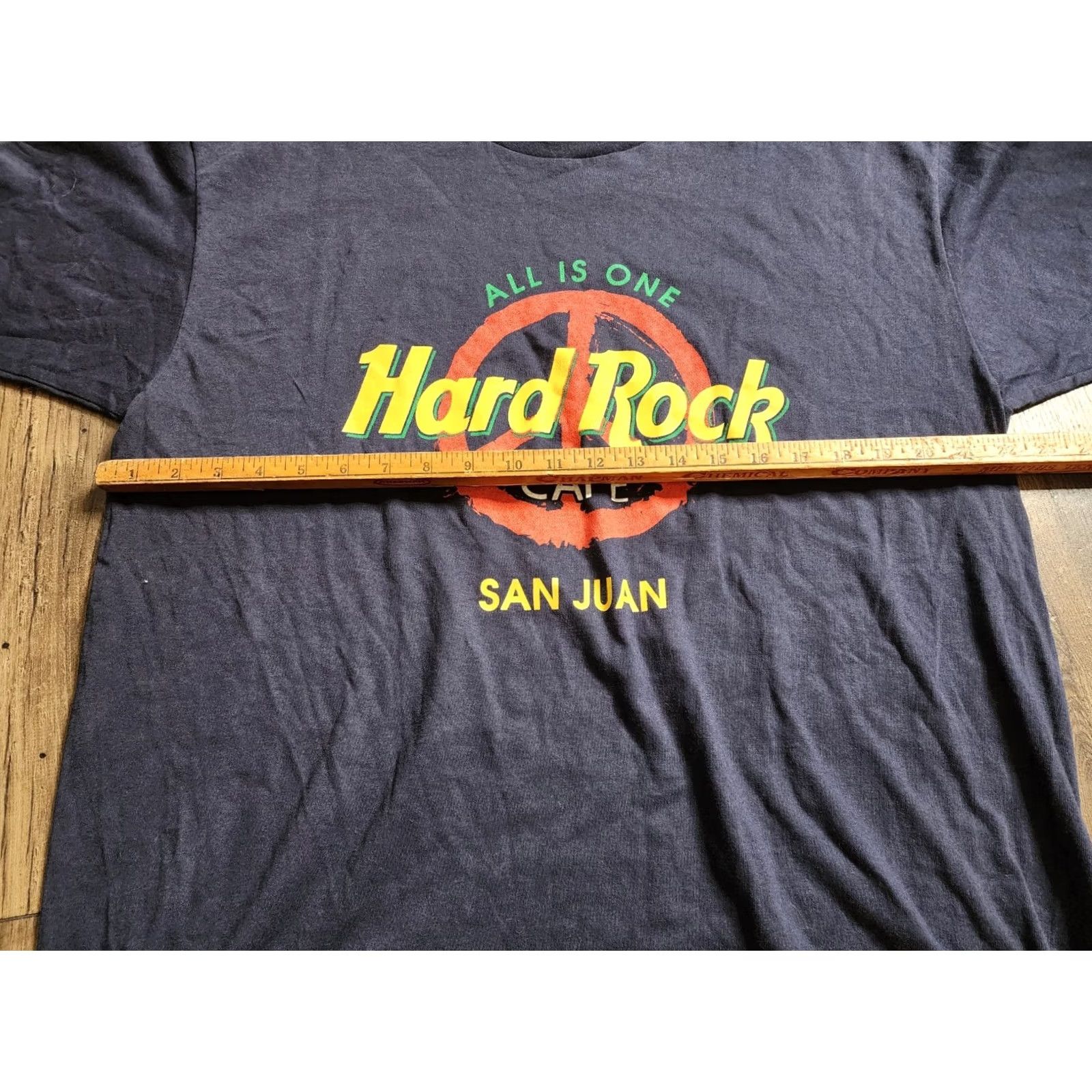 Hard Rock Cafe VINTAGE Hard Rock Cafe T-Shirt Mens XL Crew Neck Short Sleeve Blue Cotton 1990s Logo Graphic Print 90s Size US XL / EU 56 / 4 - 3 Thumbnail